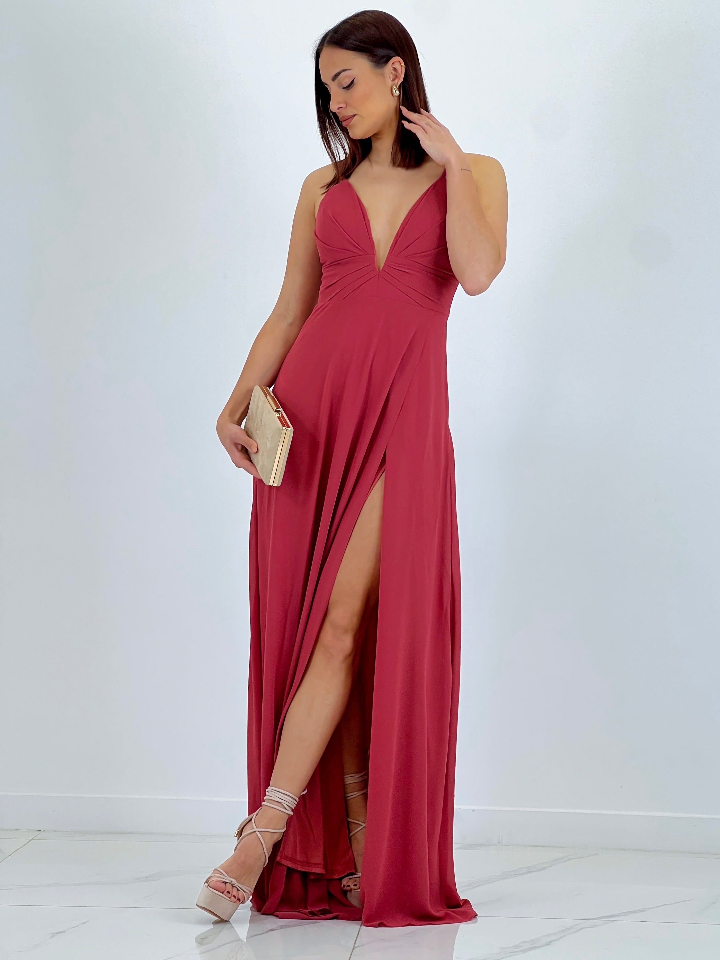 Vestido ceremonia Escote V - Zebra&Maduixa®