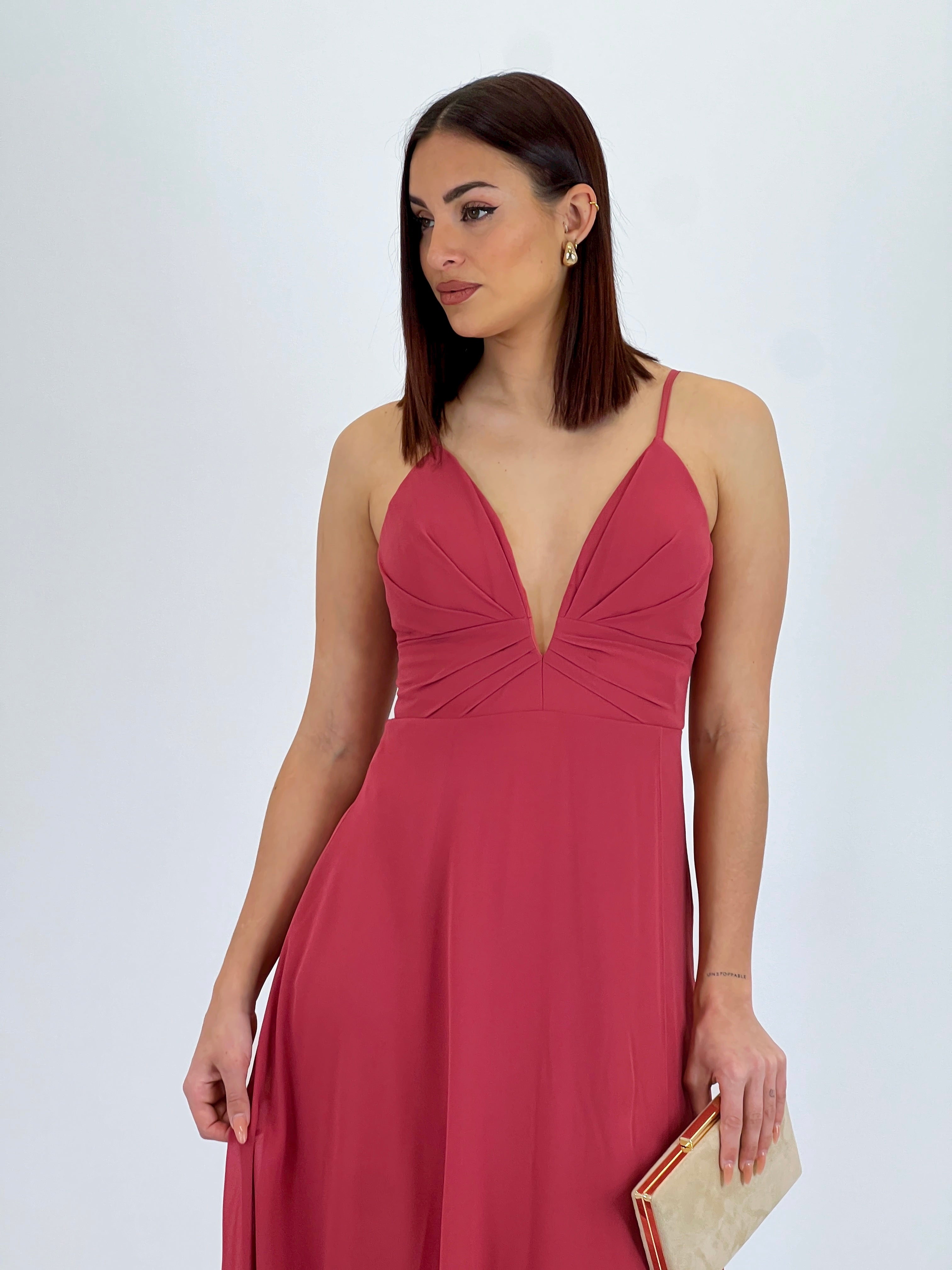 Vestido ceremonia Escote V - Zebra&Maduixa®