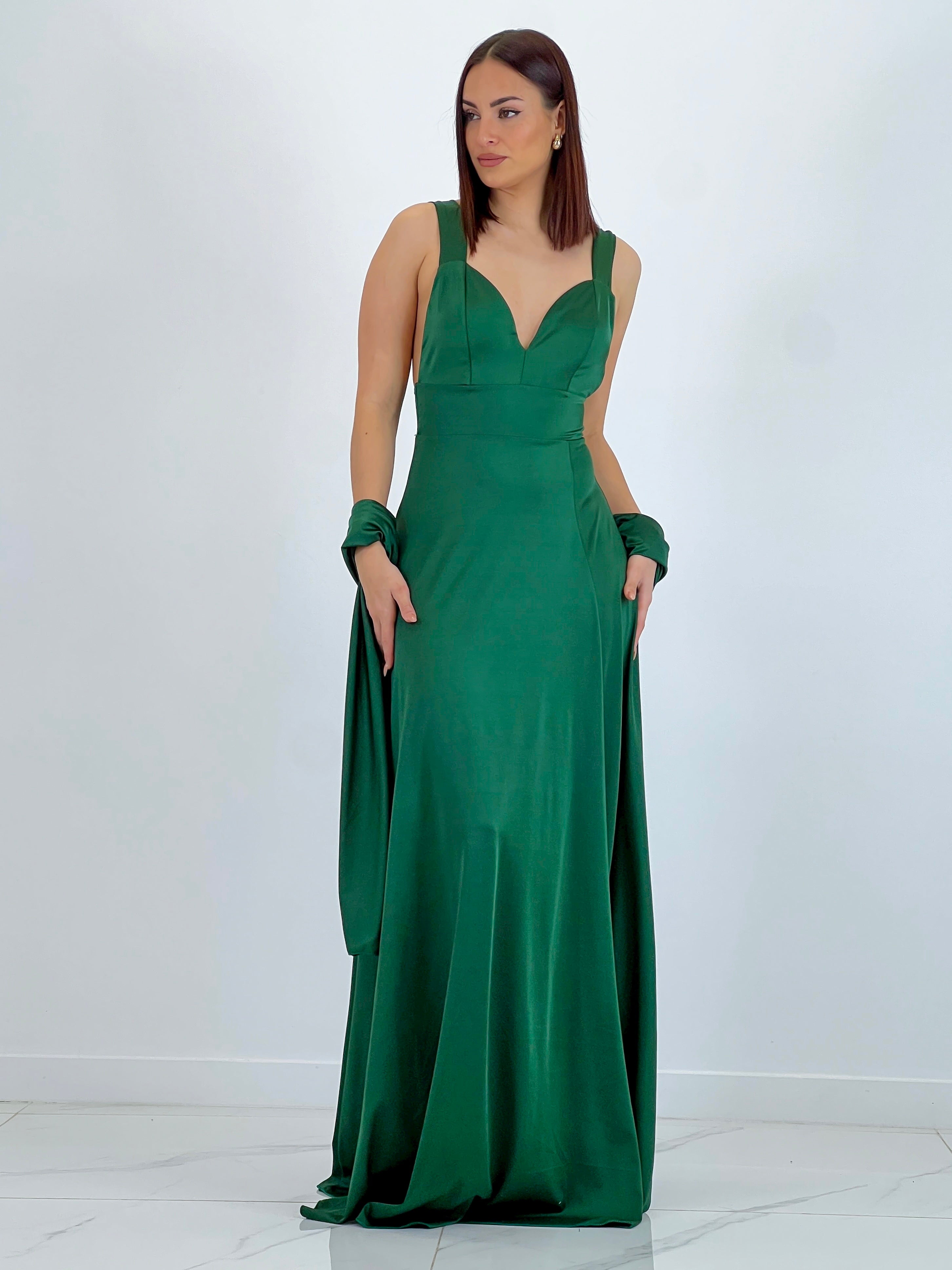 Vestido con fular Altea