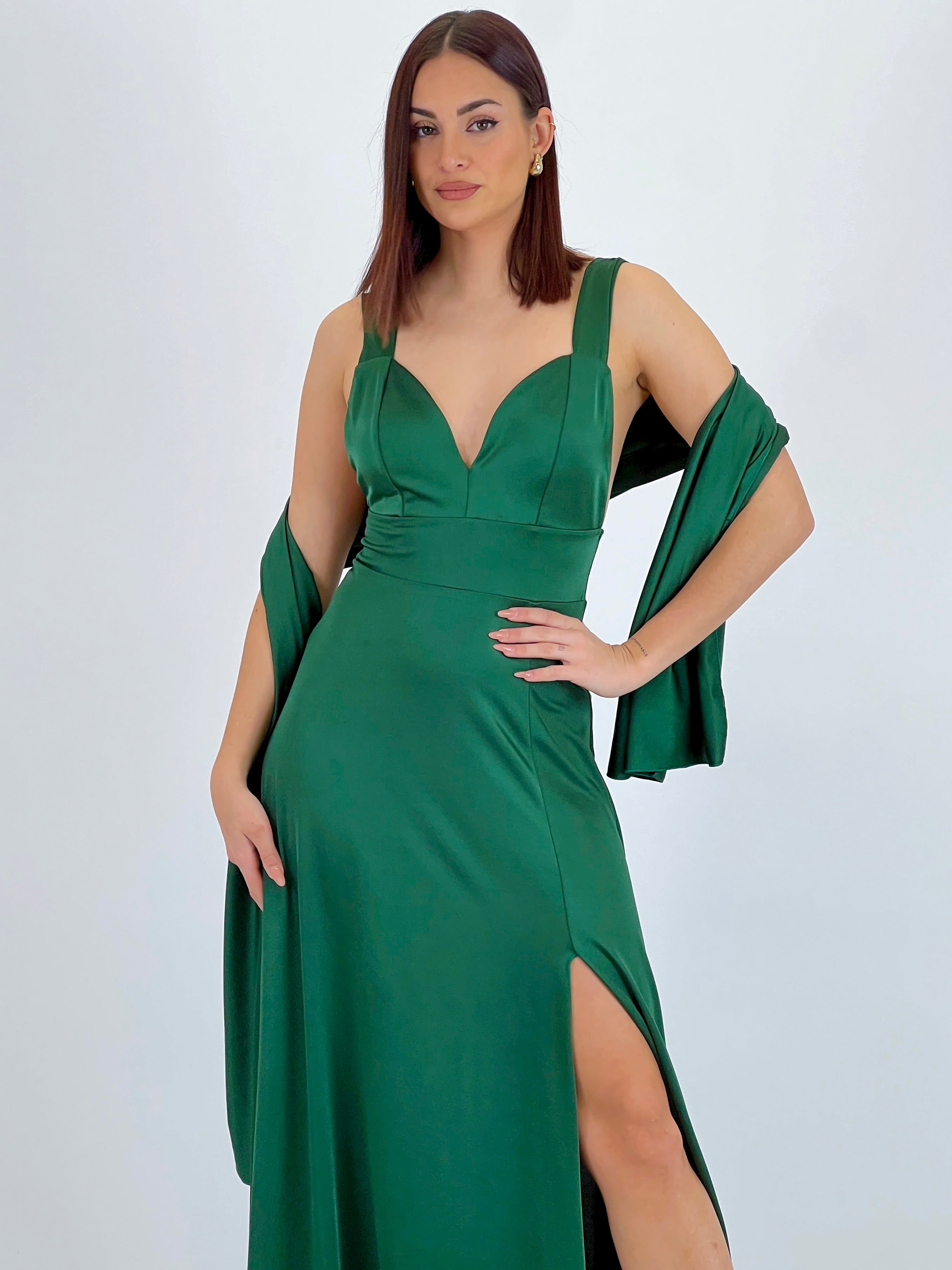 Vestido con fular Altea