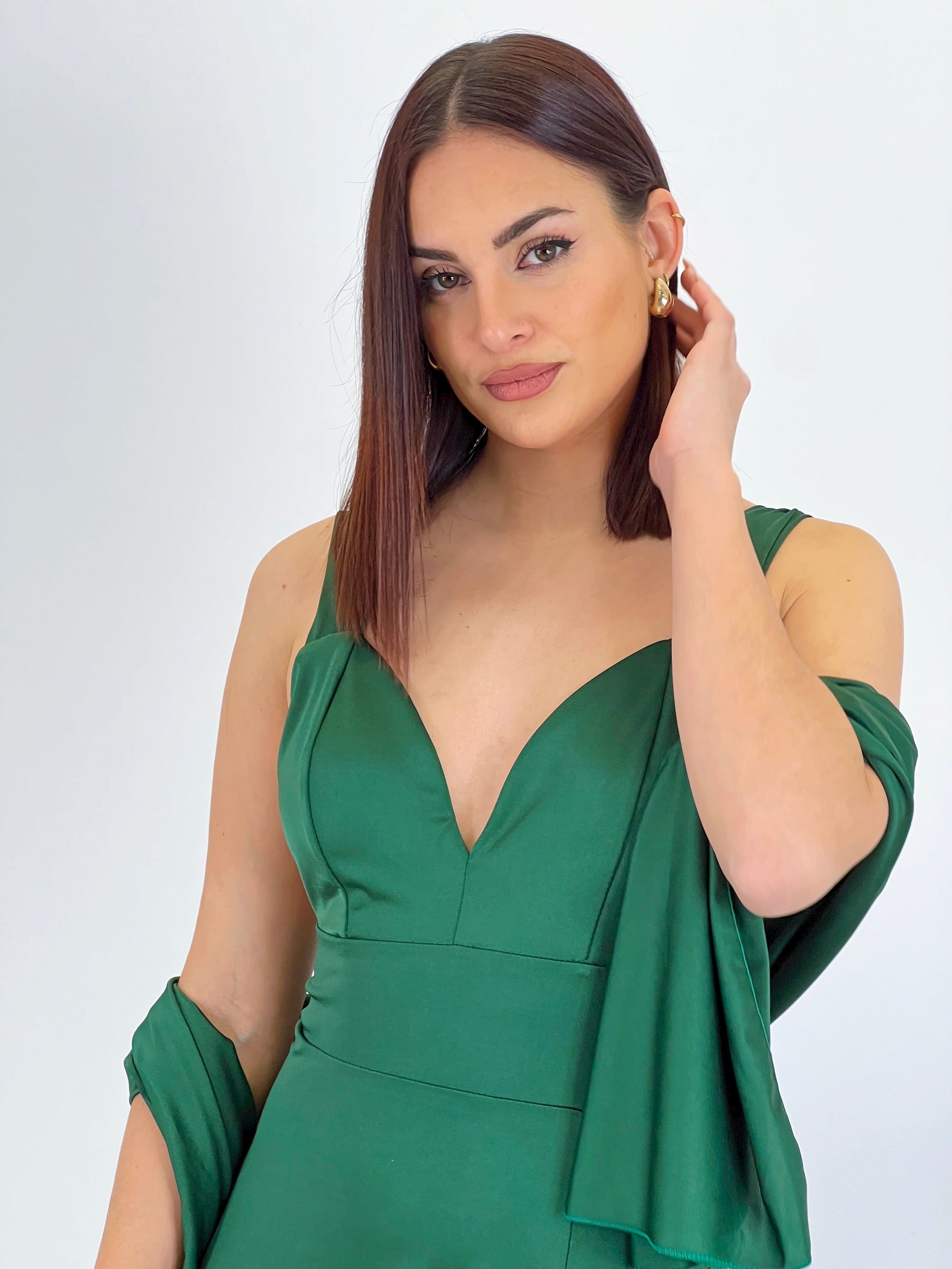 Vestido con fular Altea