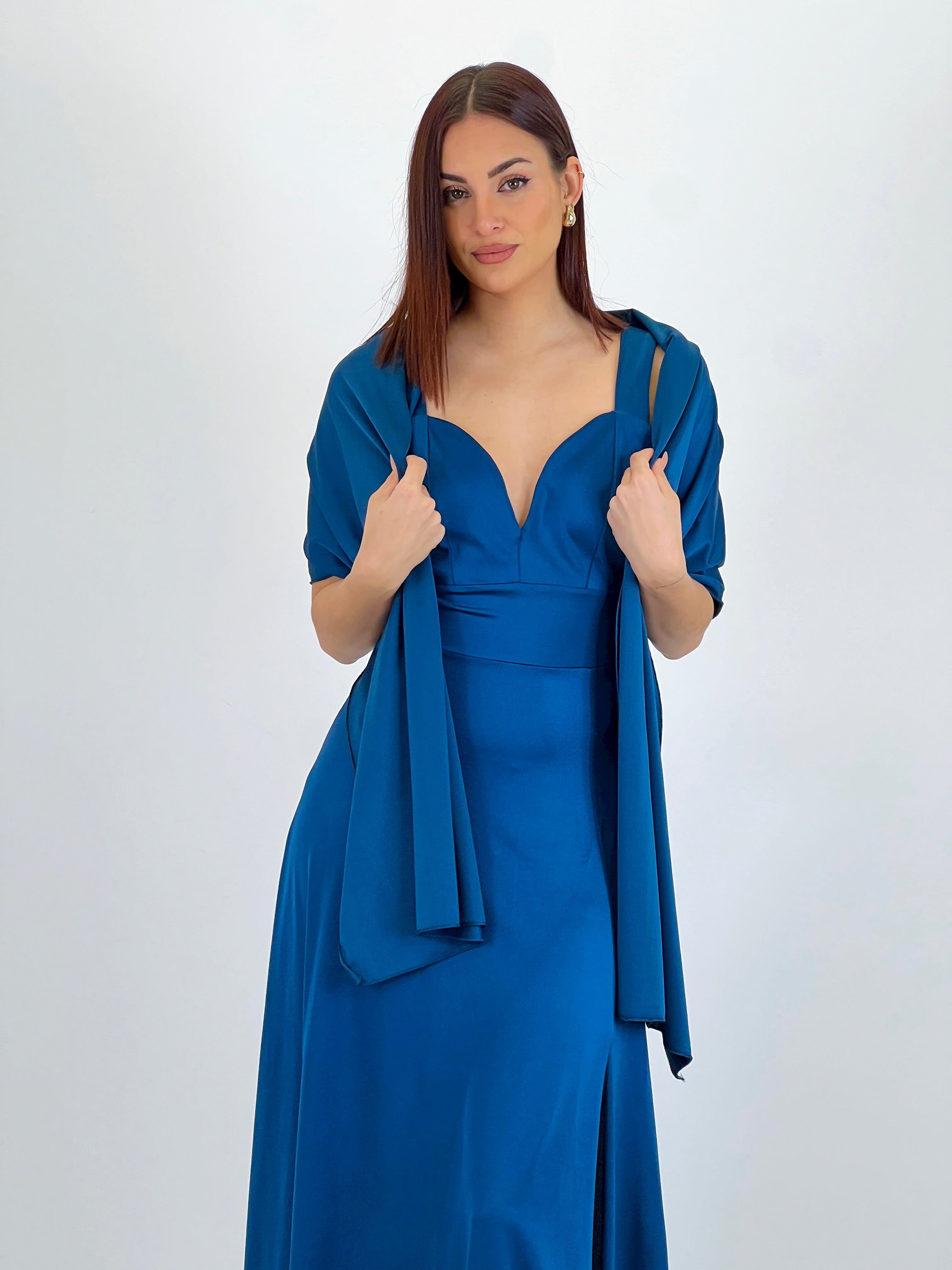 Vestido con fular Altea