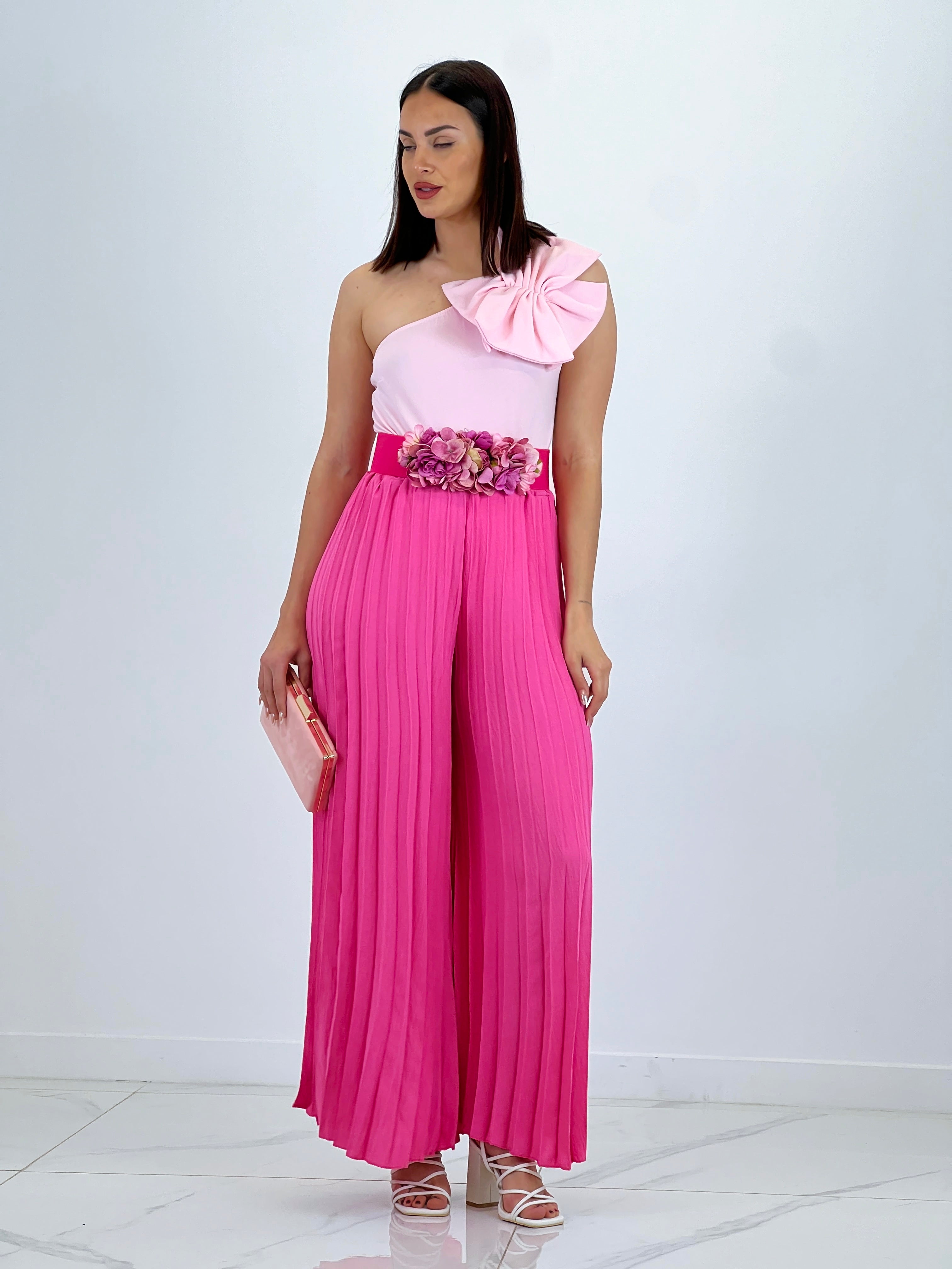 Pantaló plisat de gasa Abril