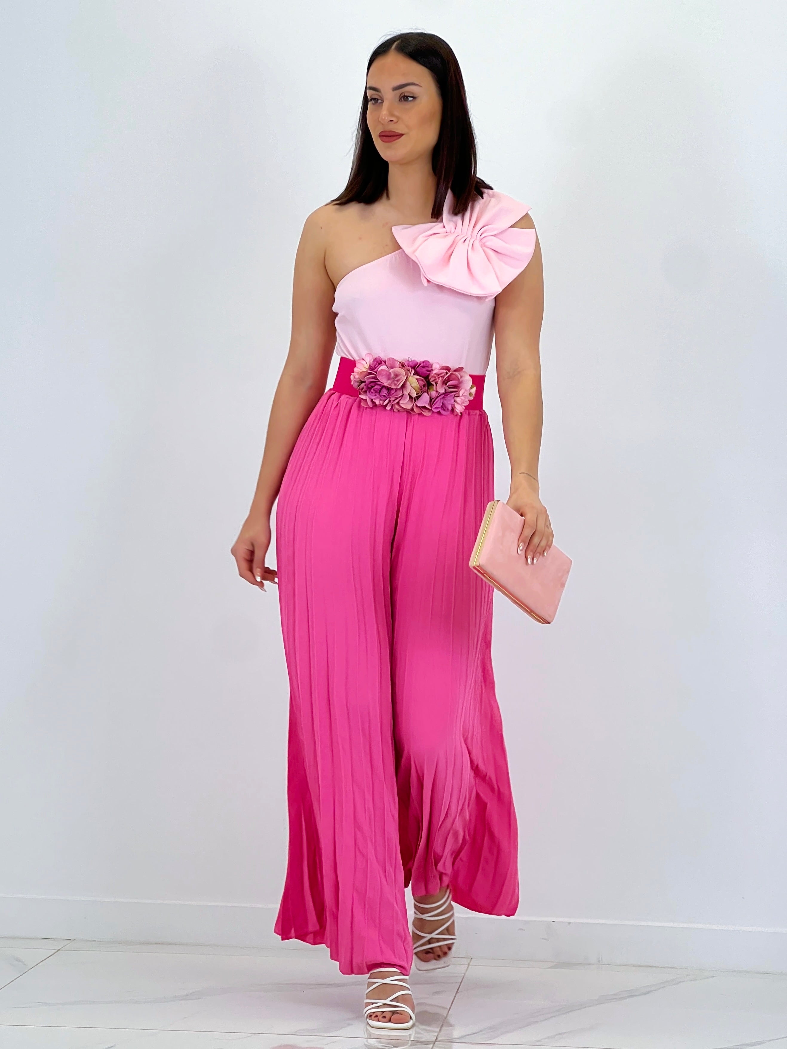 Pantaló plisat de gasa Abril