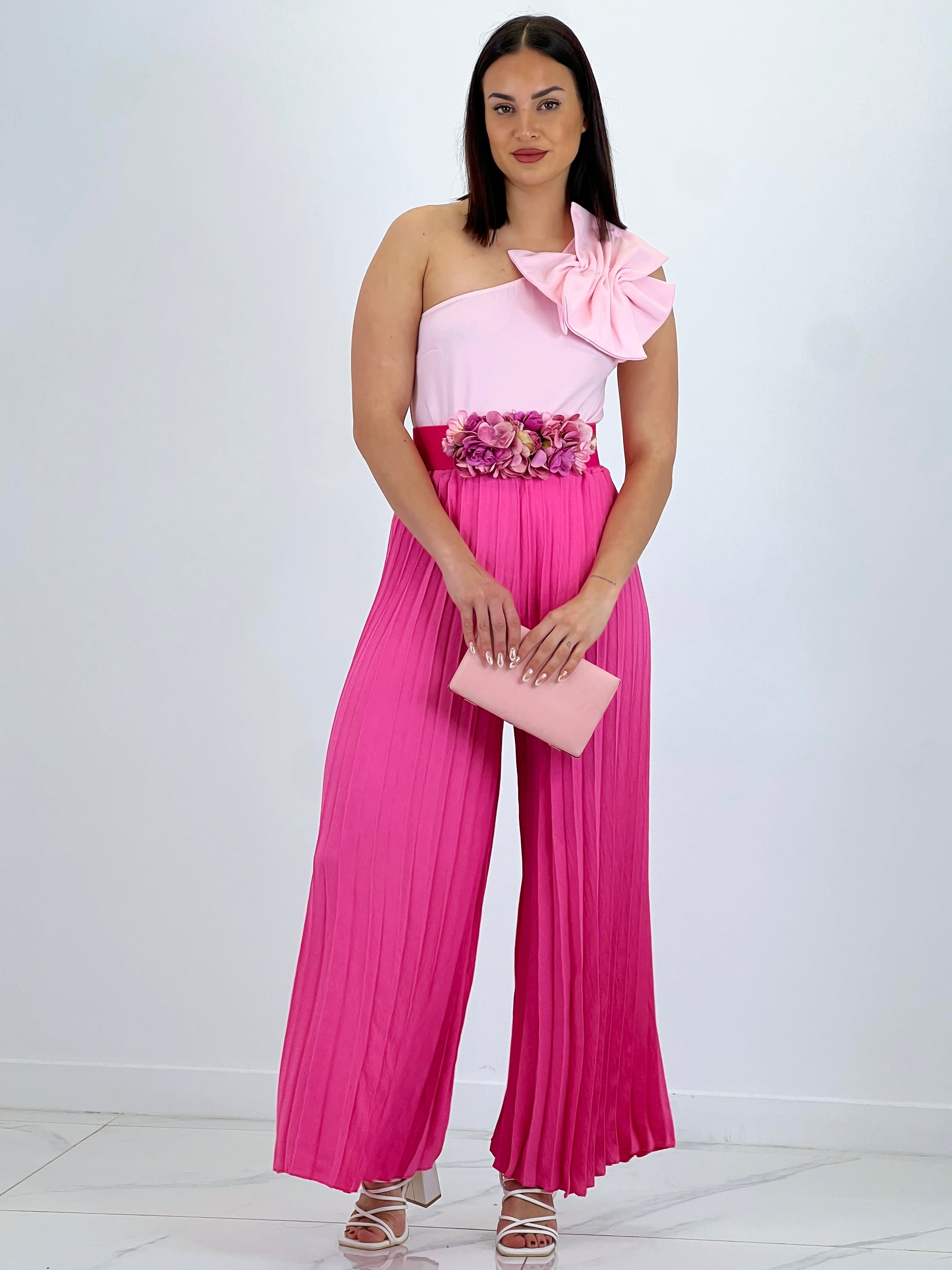 Pantaló plisat de gasa Abril