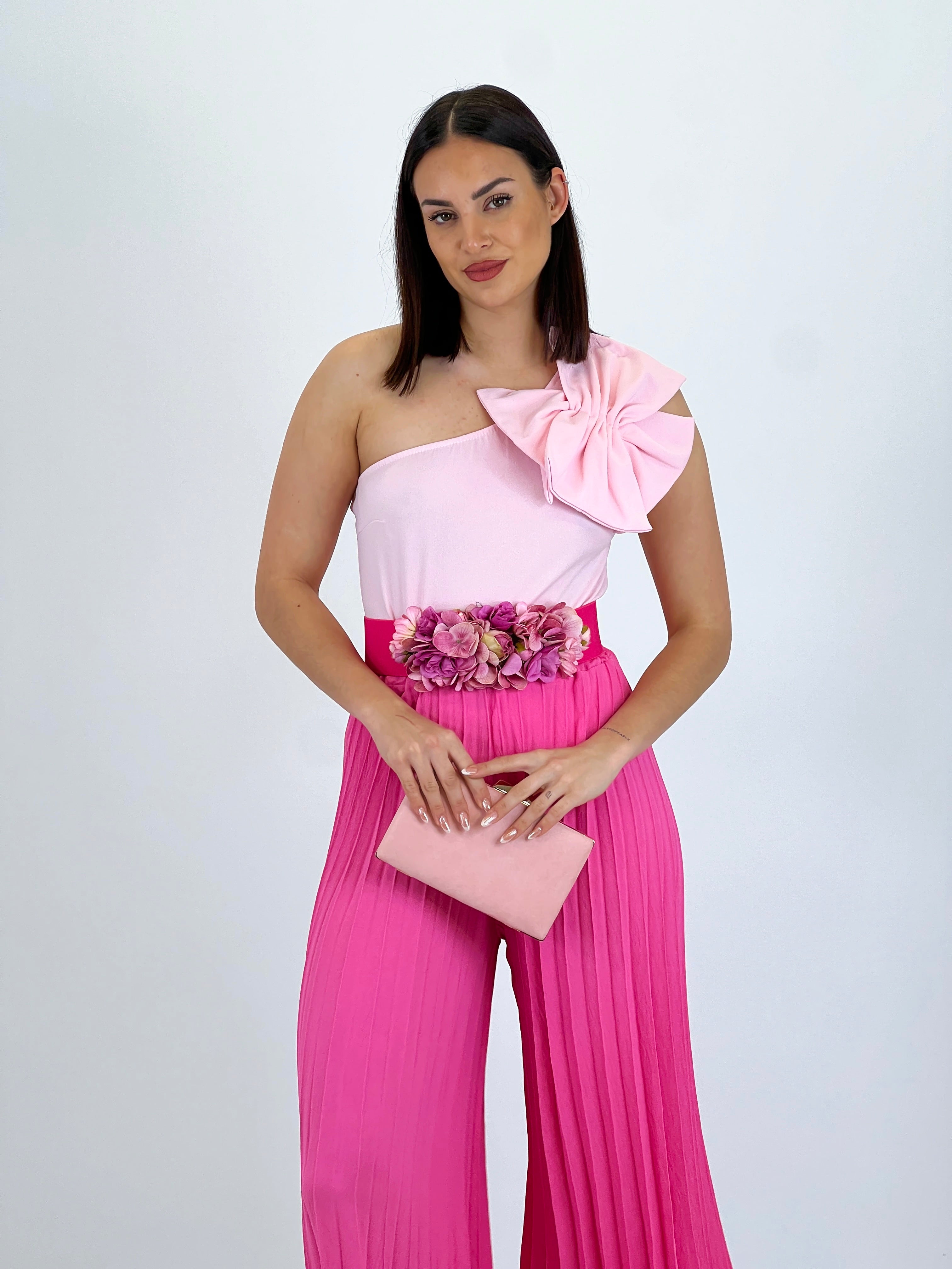 Pantaló plisat de gasa Abril