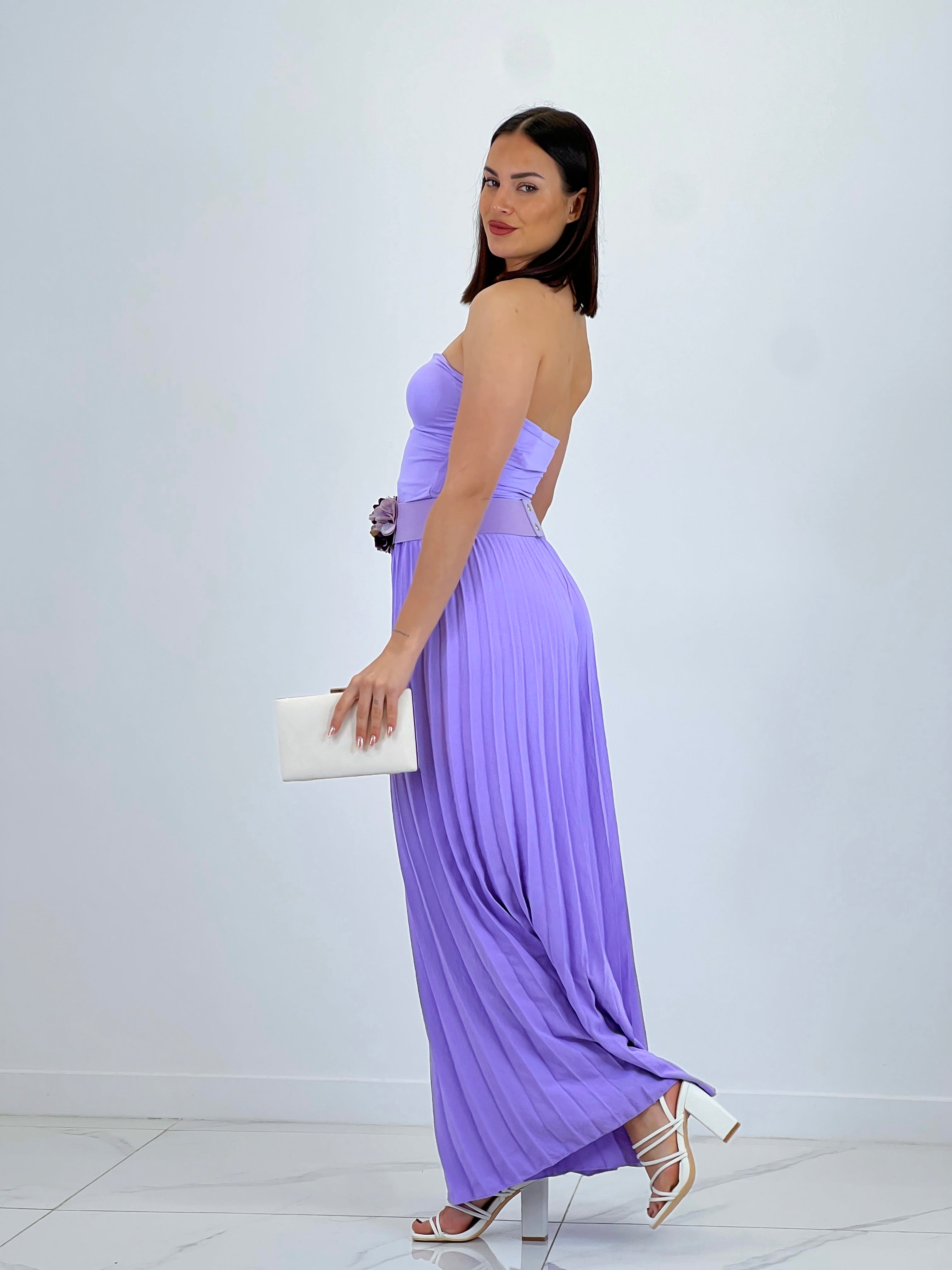 Pantaló plisat de gasa Abril