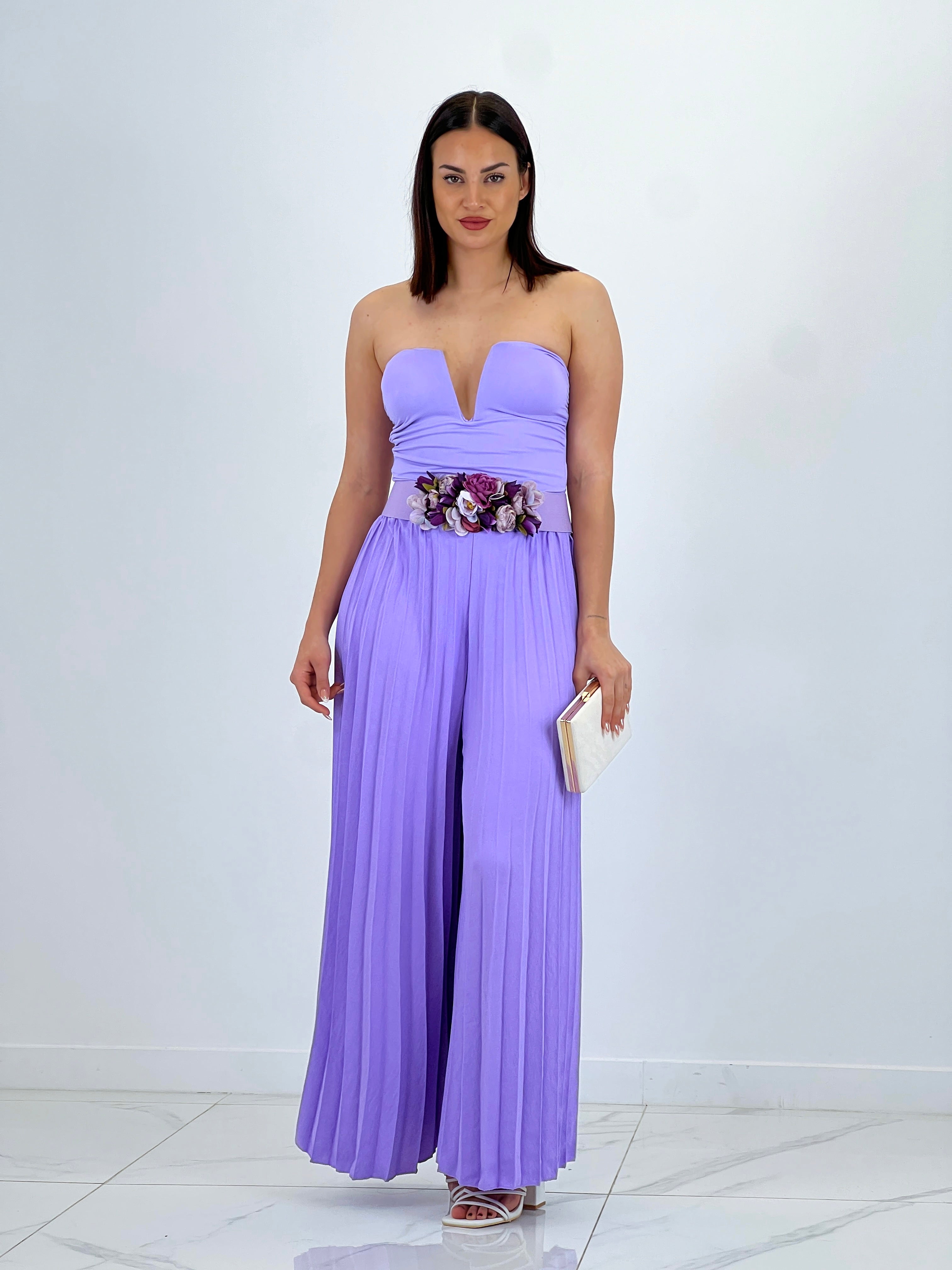 Pantaló plisat de gasa Abril