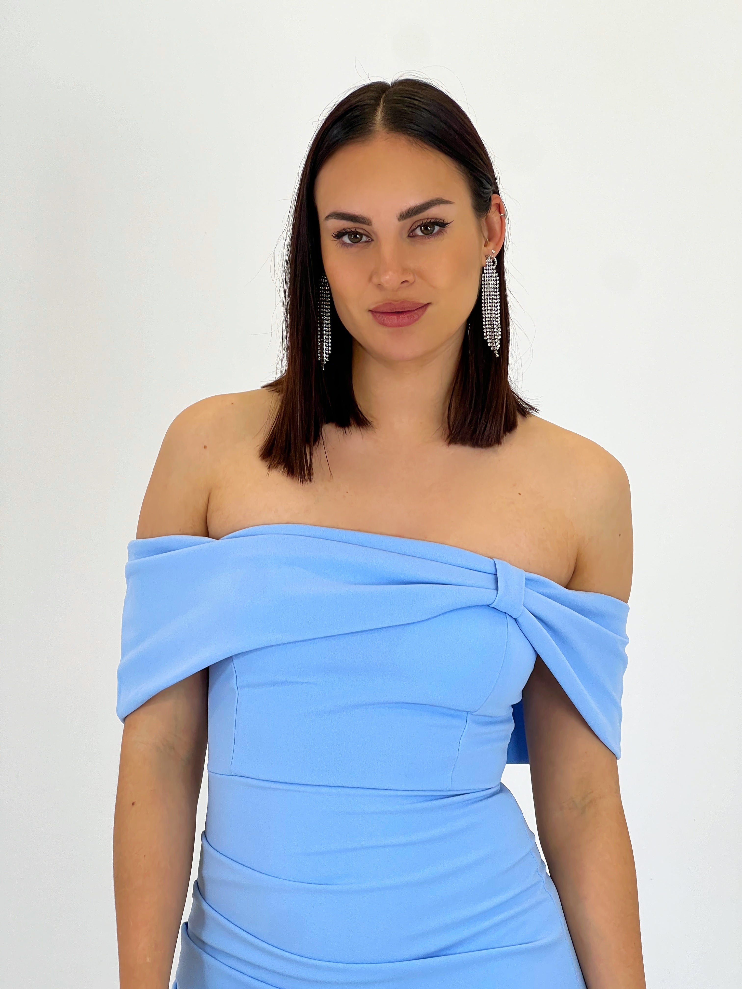 Vestido palabra de honor Indira