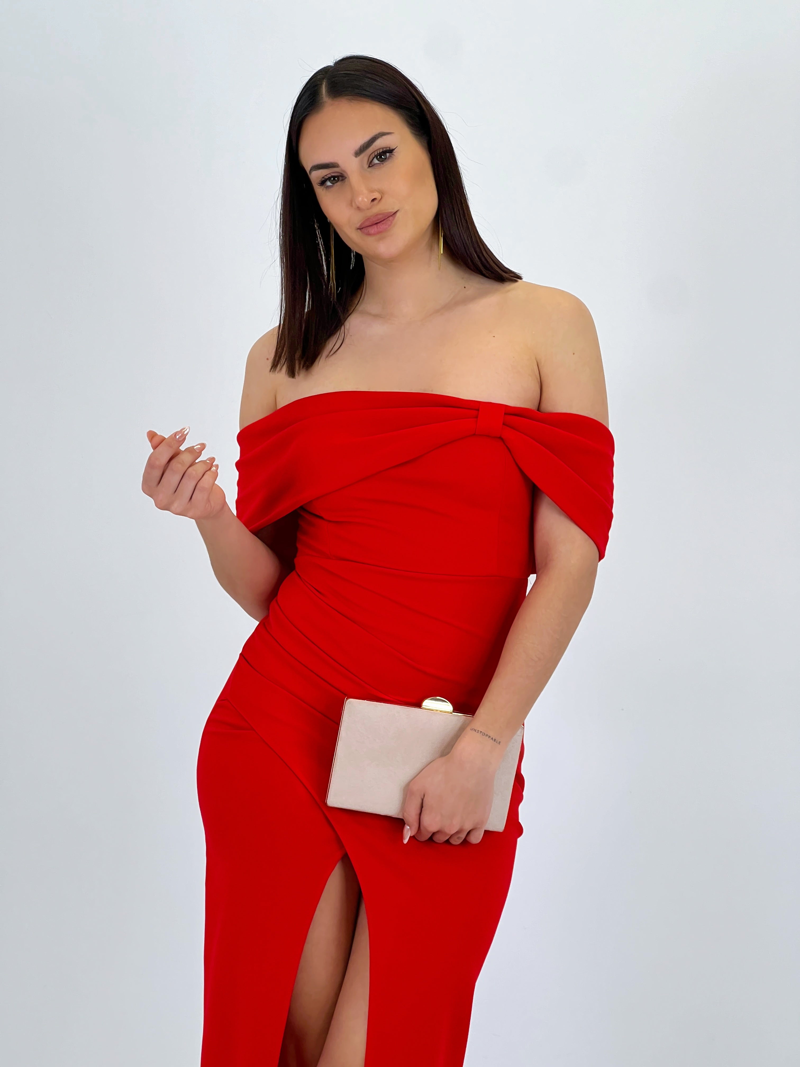 Vestido palabra de honor Indira