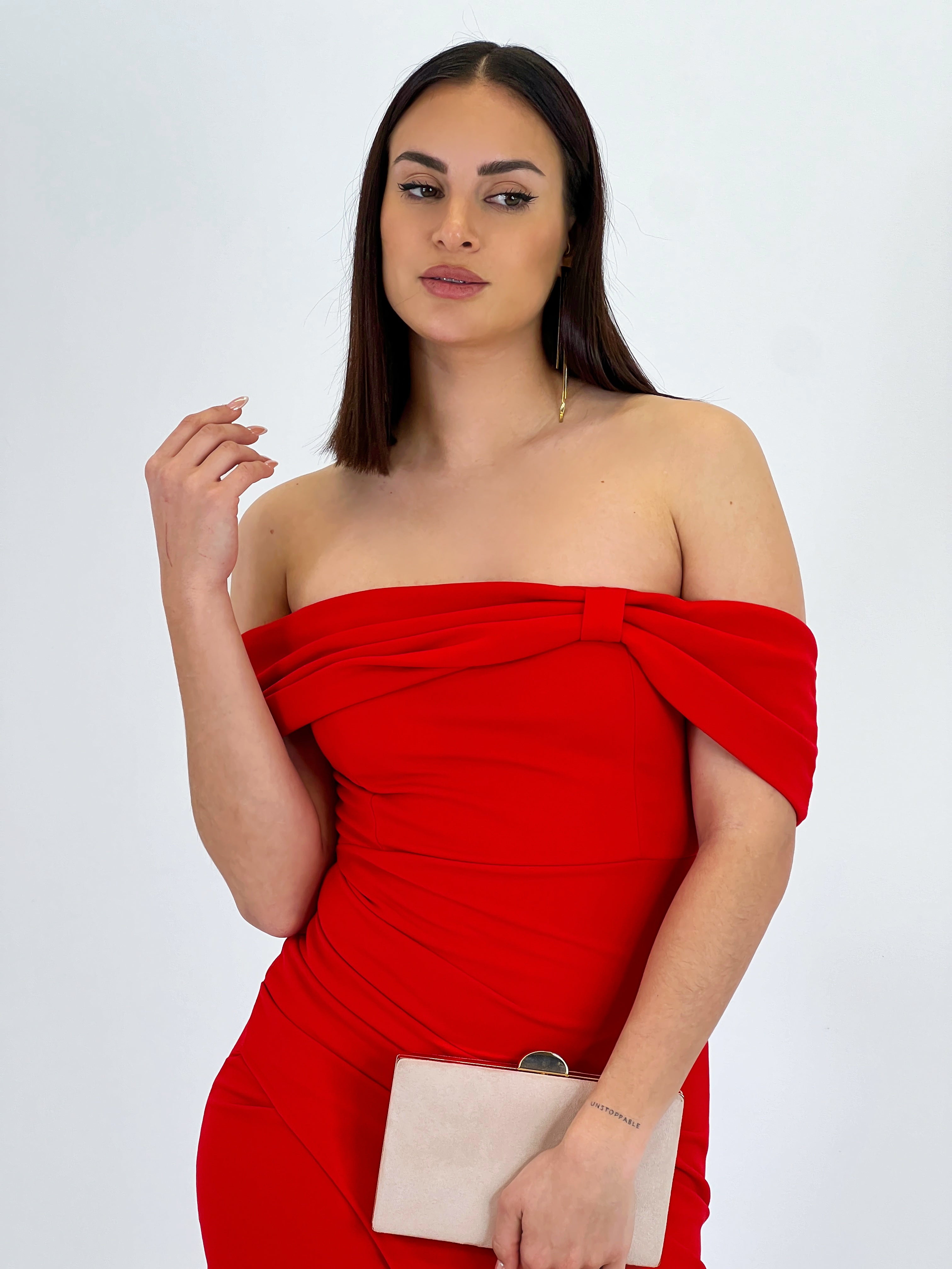 Vestido palabra de honor Indira