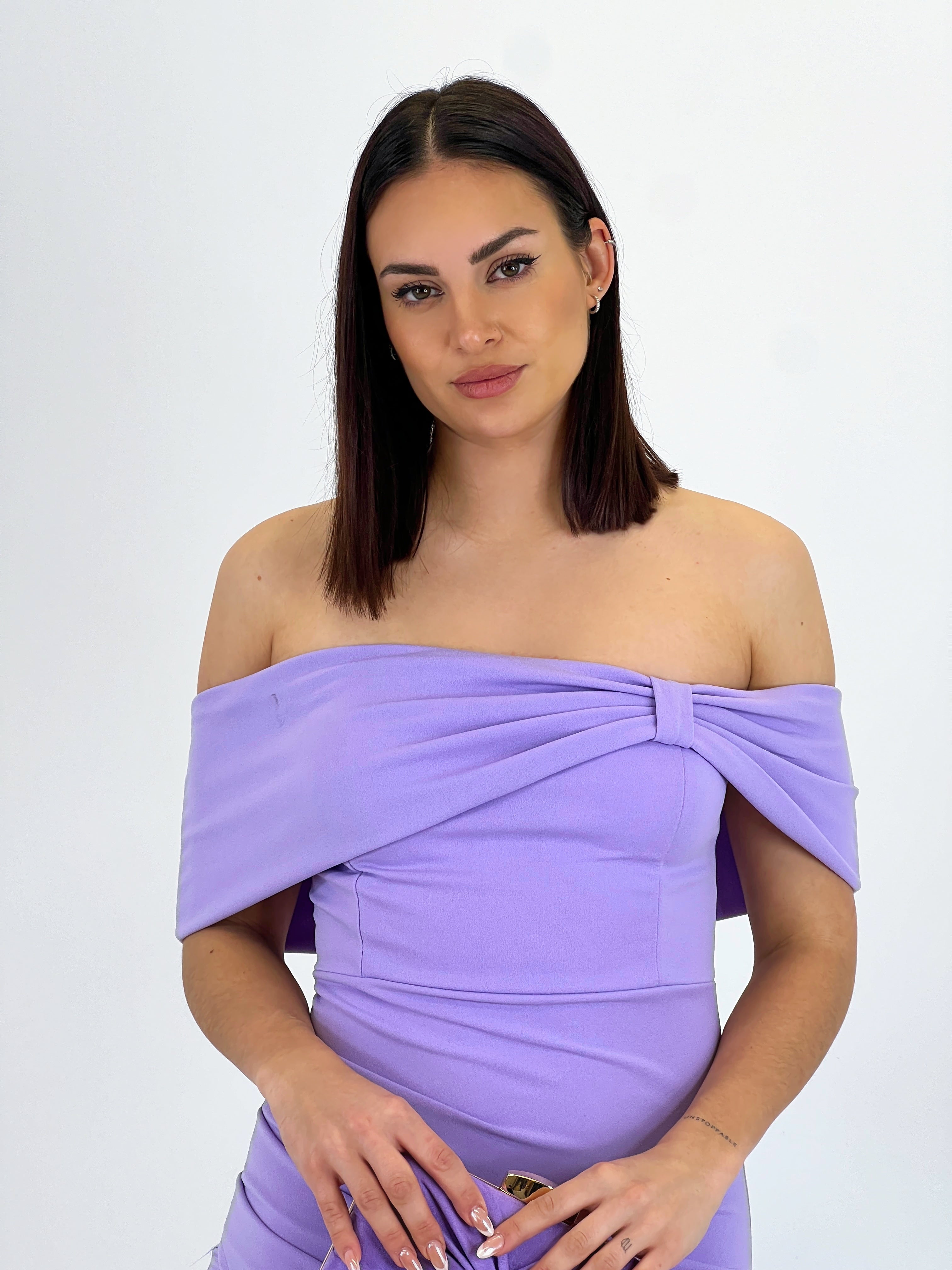 Vestido palabra de honor Indira