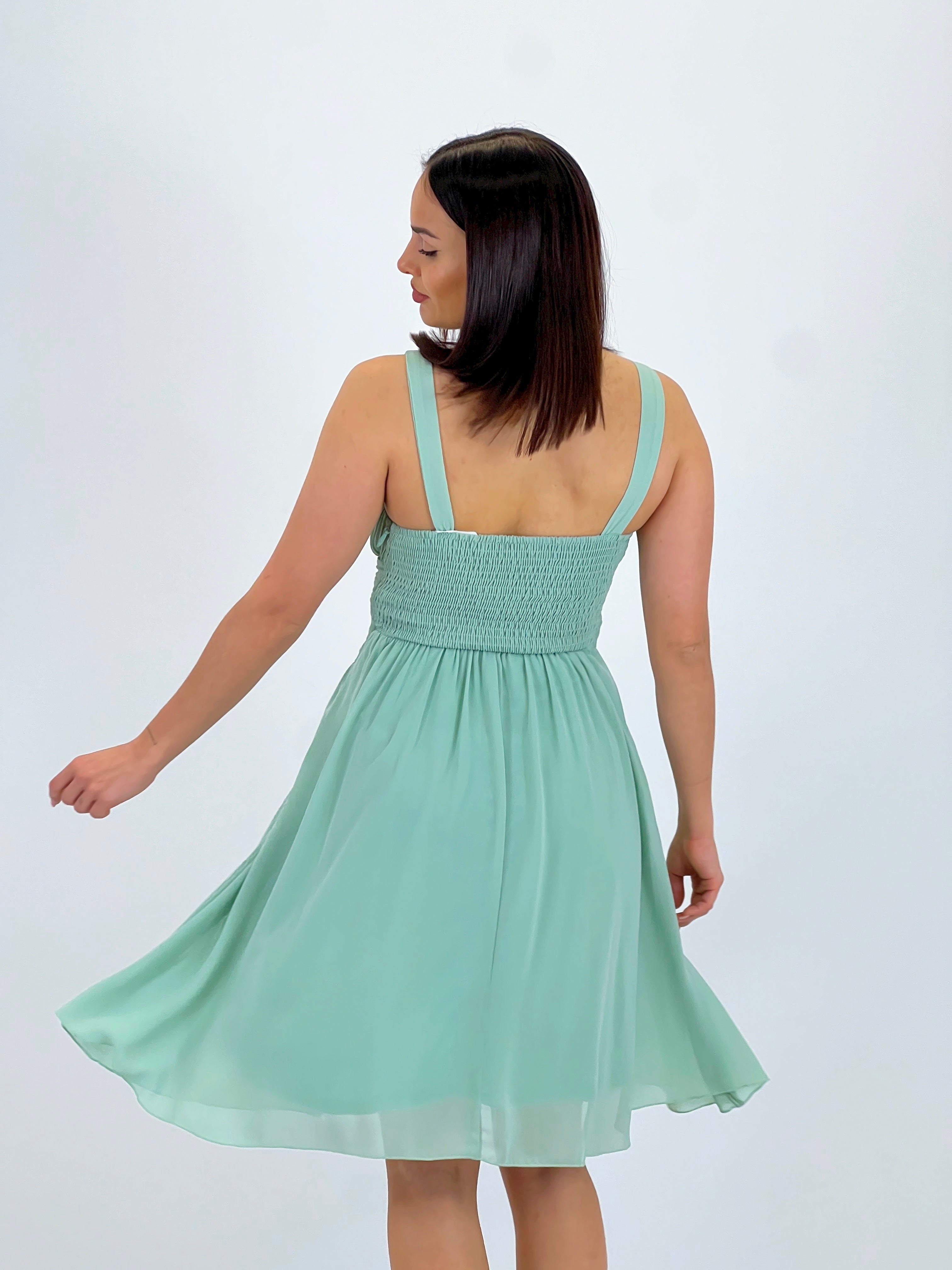 Vestit Elvia drapejat curt