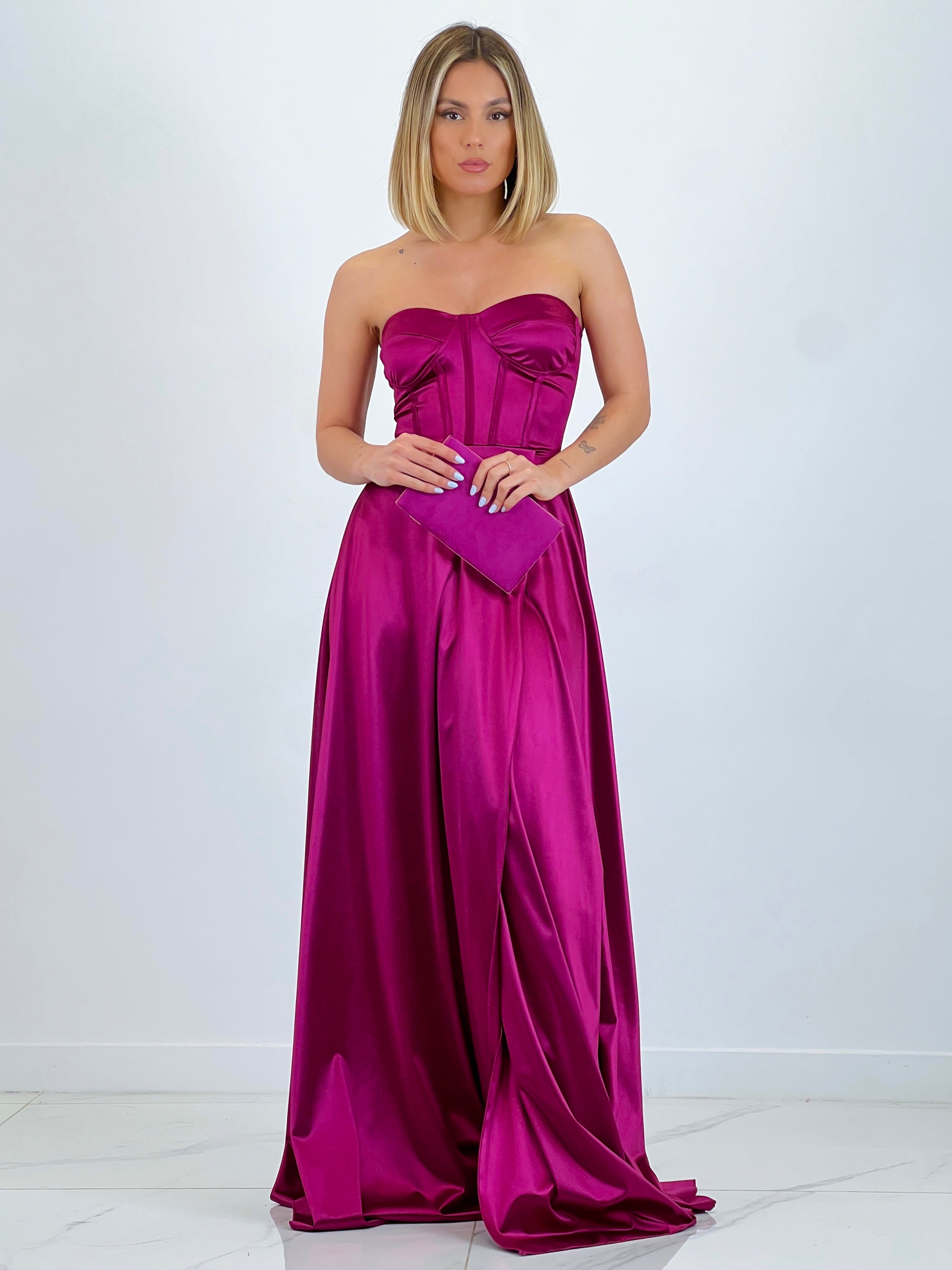 Vestido satinado Nelia - Zebra&Maduixa®