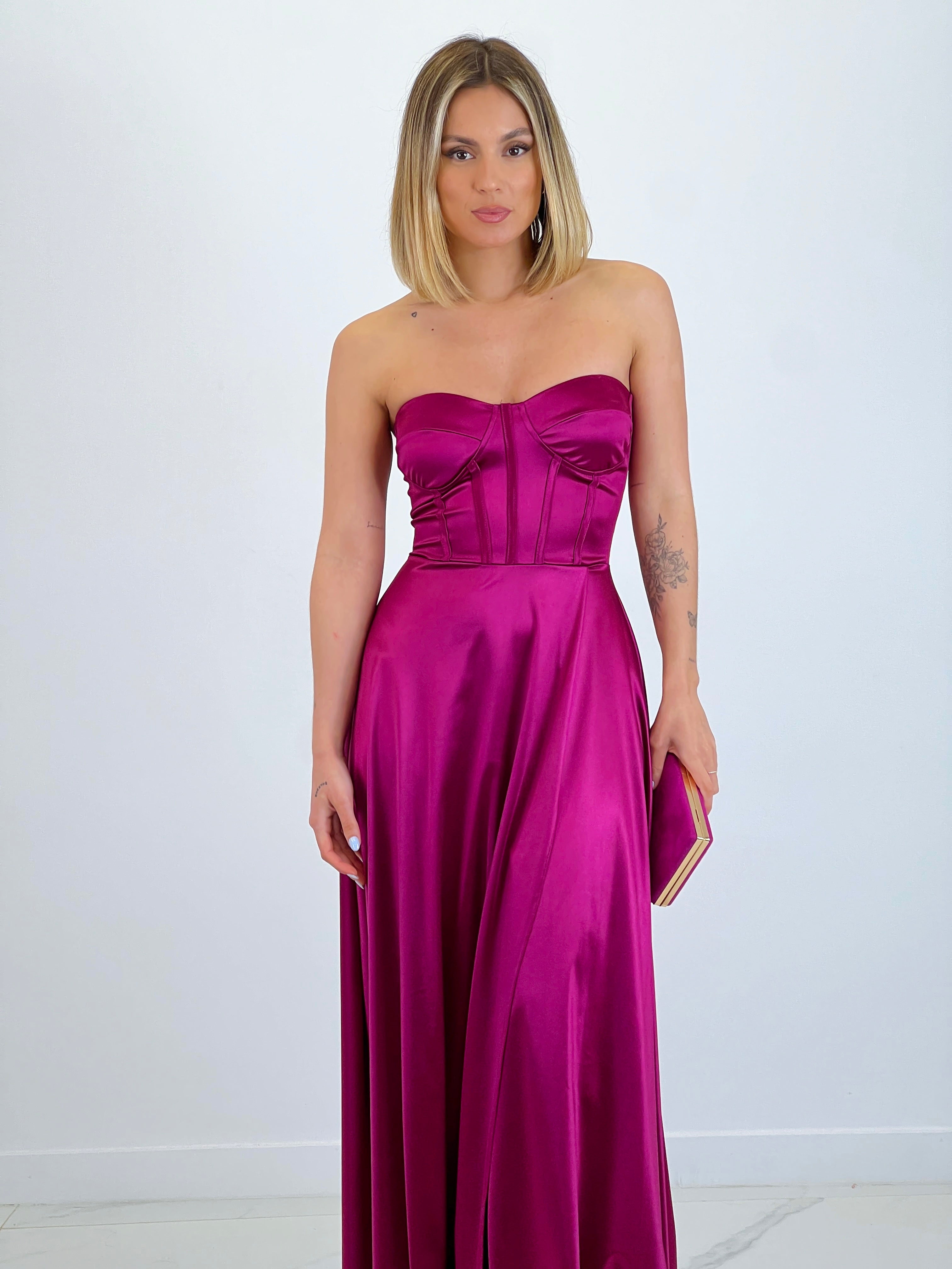 Vestido satinado Nelia - Zebra&Maduixa®