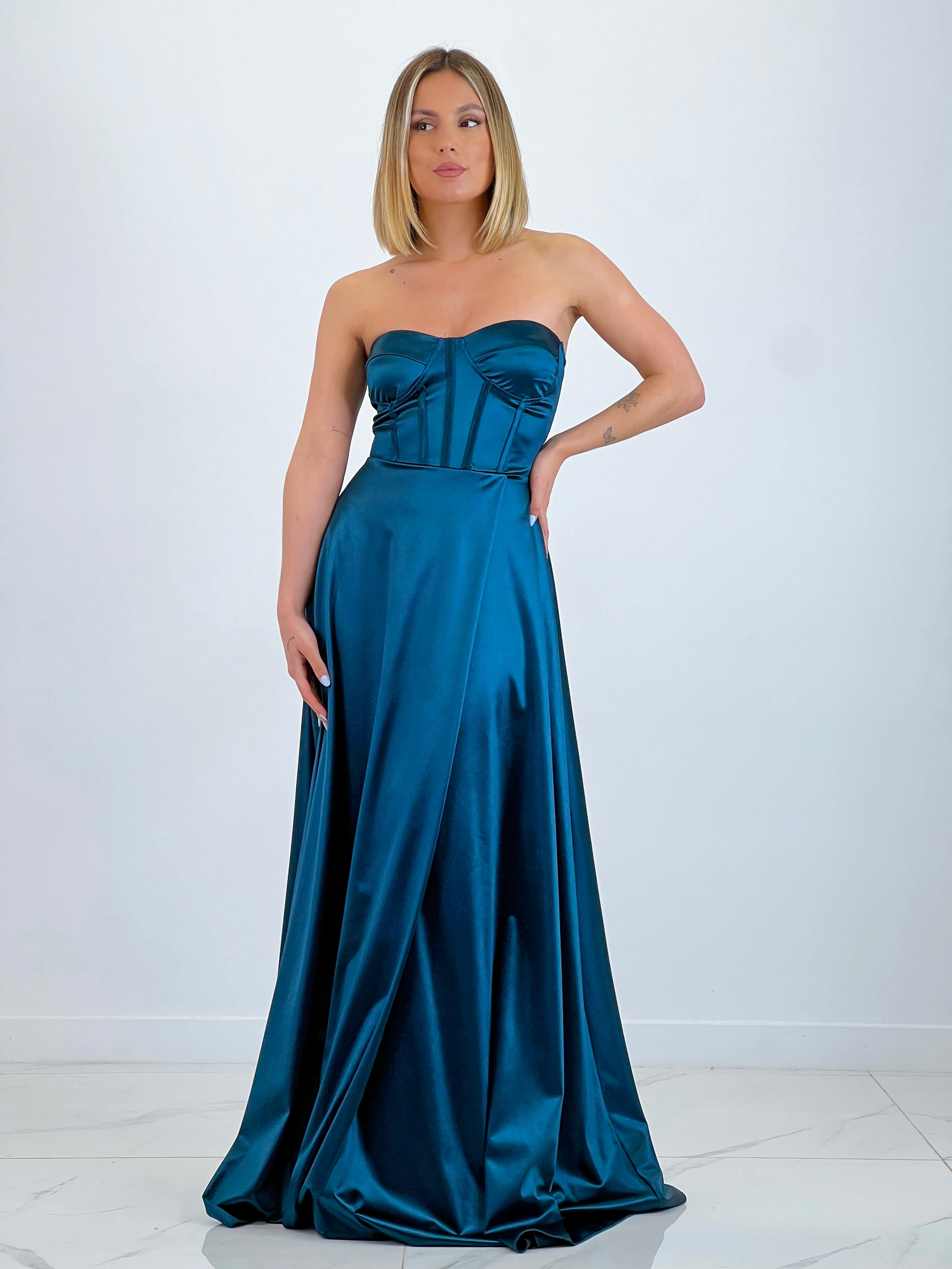 Vestido satinado Nelia - Zebra&Maduixa®