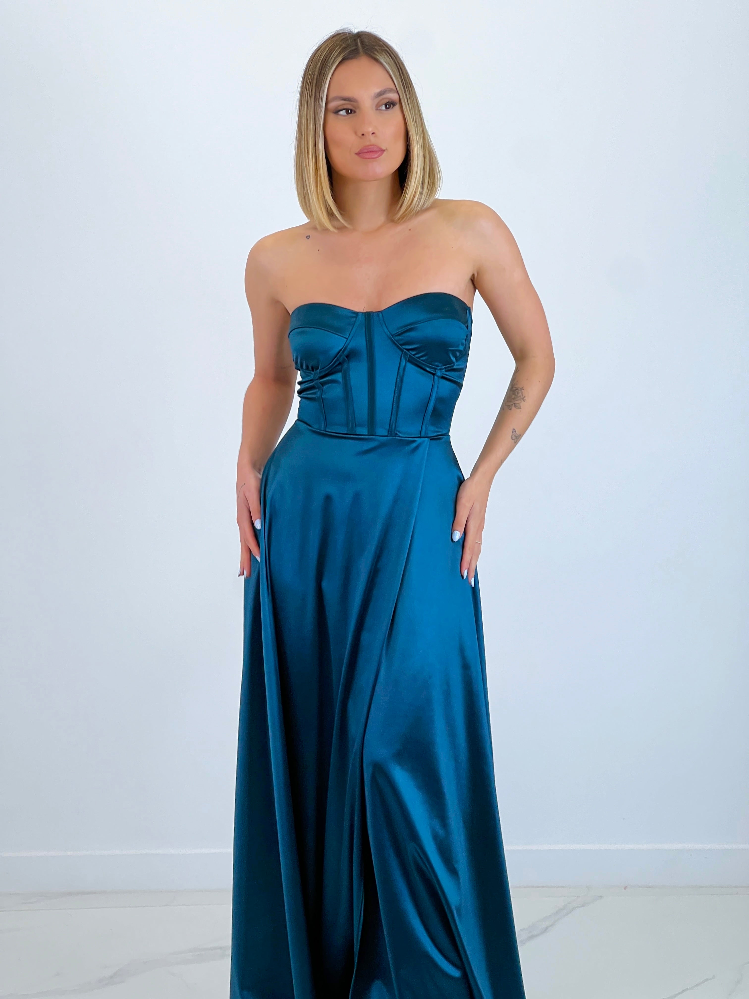 Vestido satinado Nelia - Zebra&Maduixa®