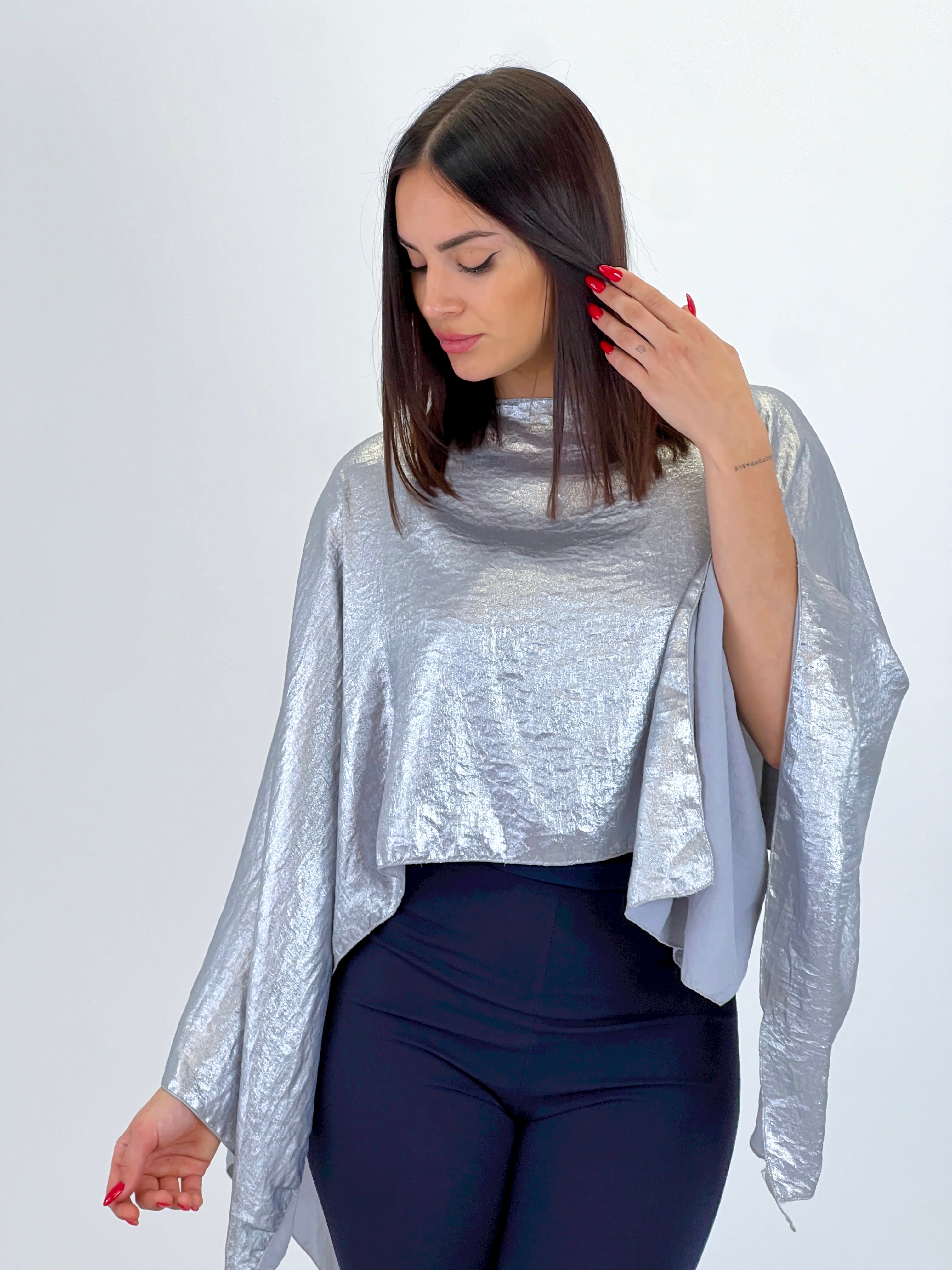 Capa fular metalizado