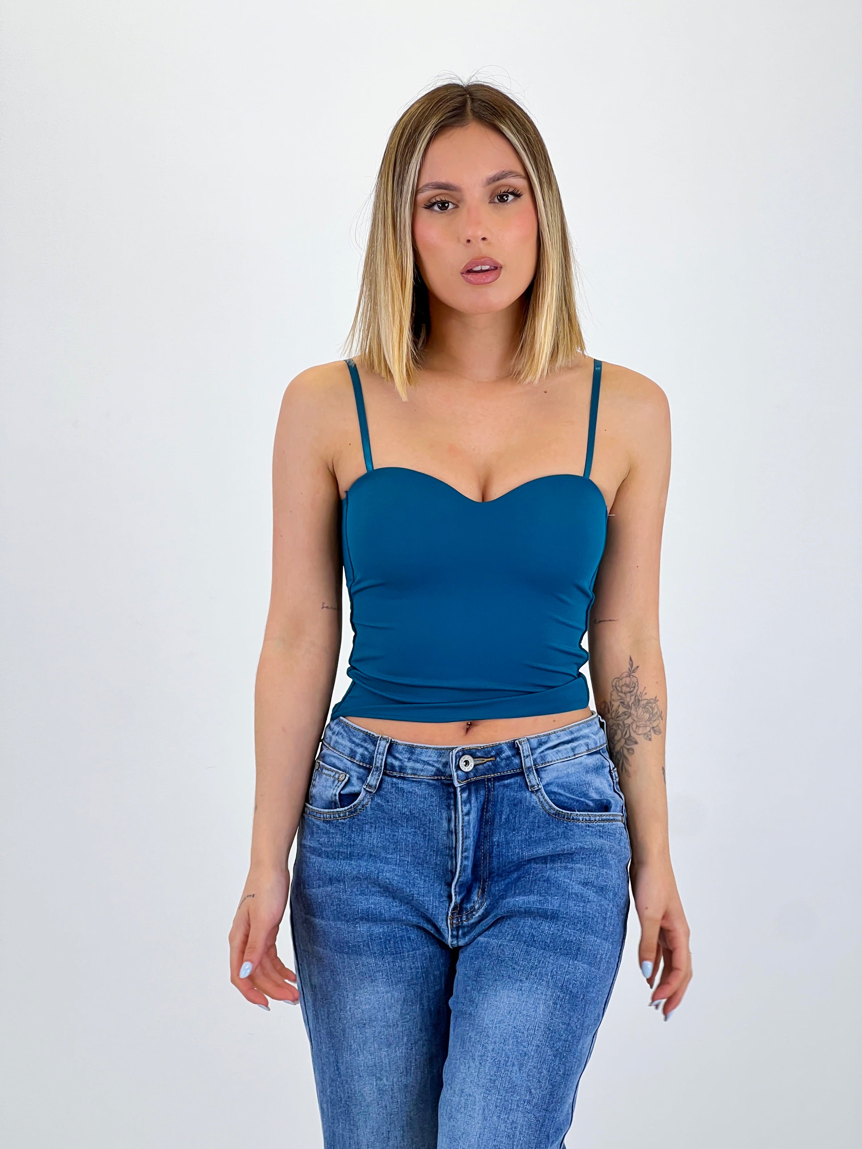 Top de tirants de licra