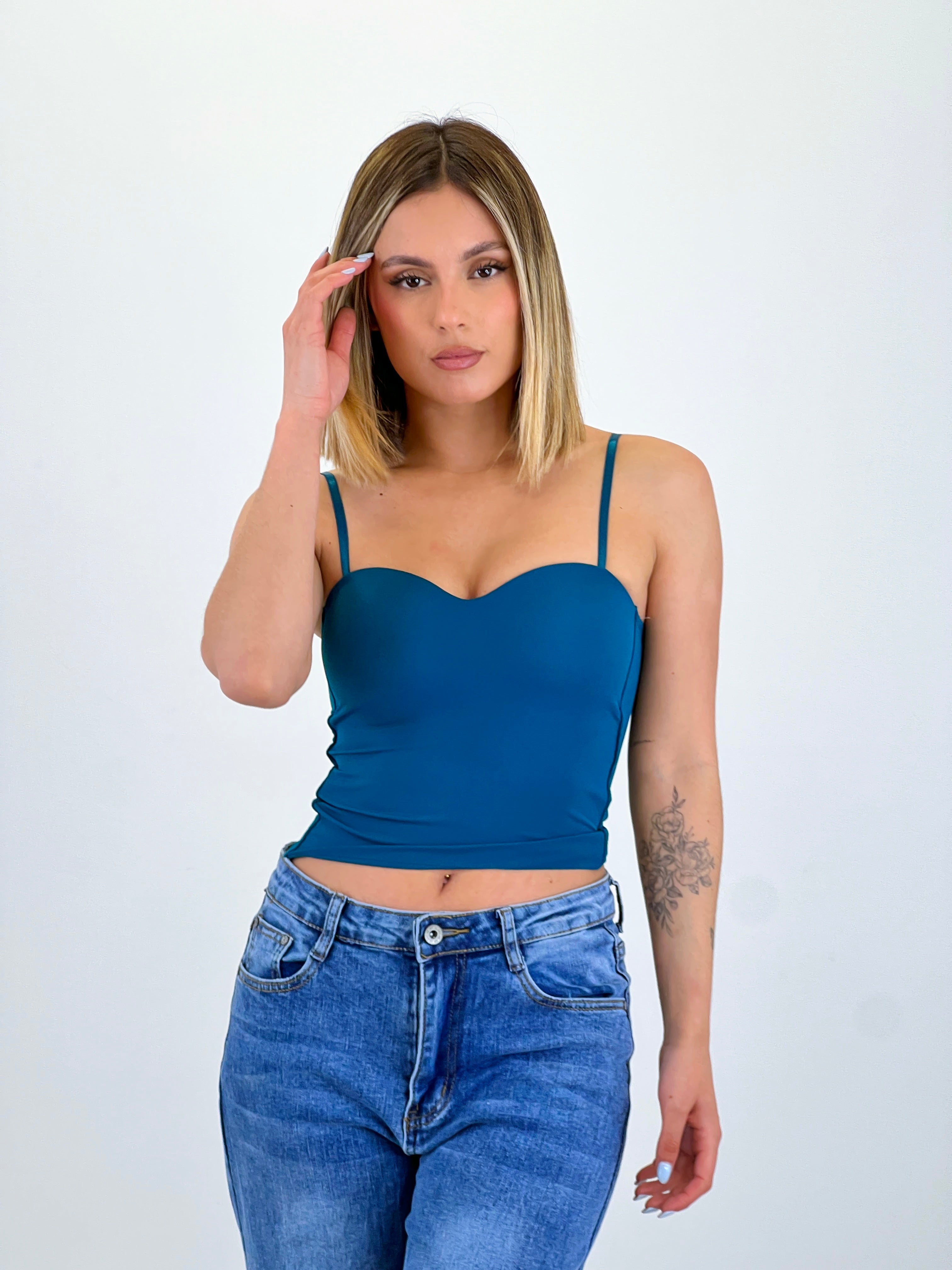 Top de tirants de licra