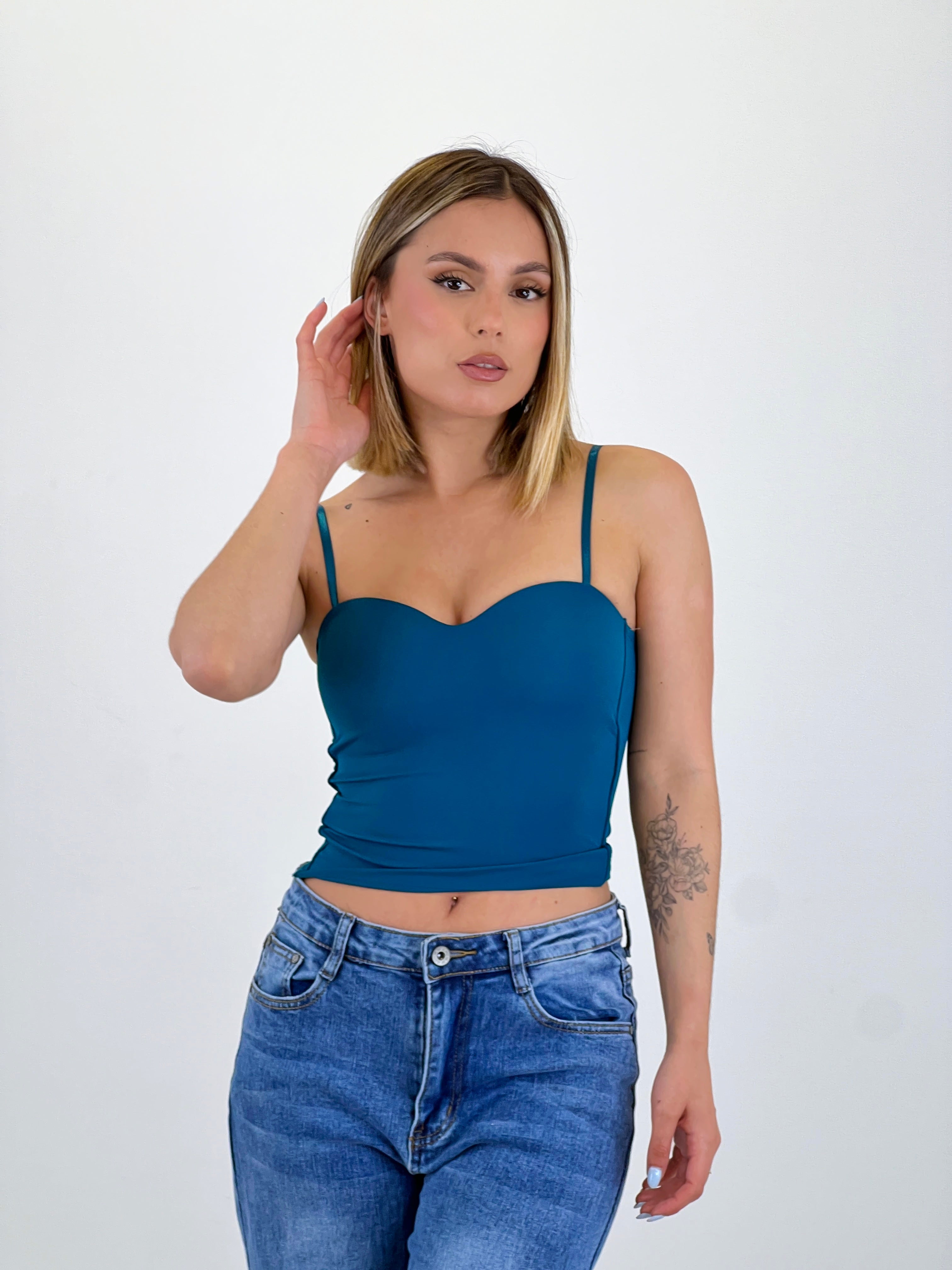 Top de tirants de licra