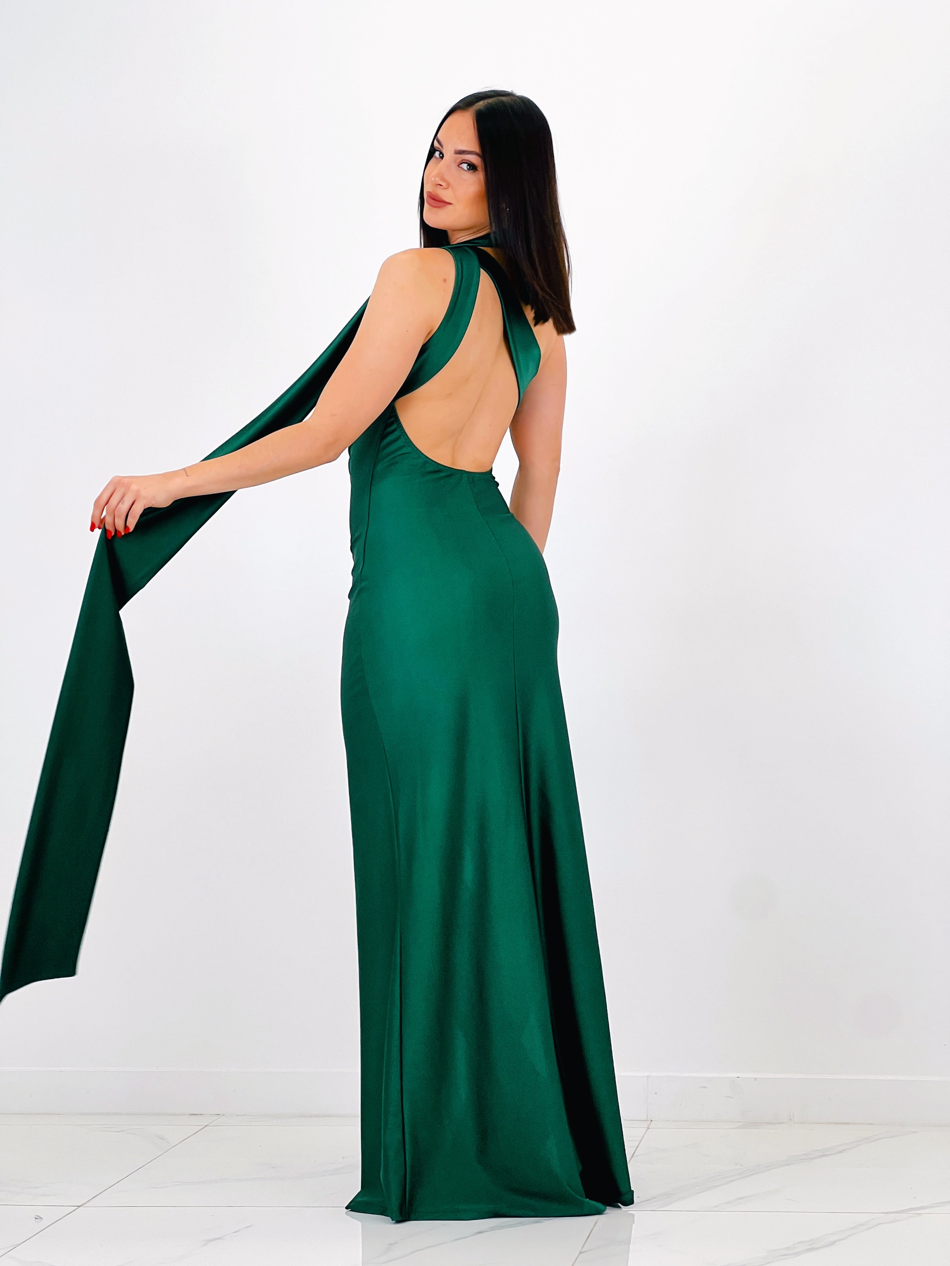 Vestido asimétrico satiando Sidney - Zebra&Maduixa®