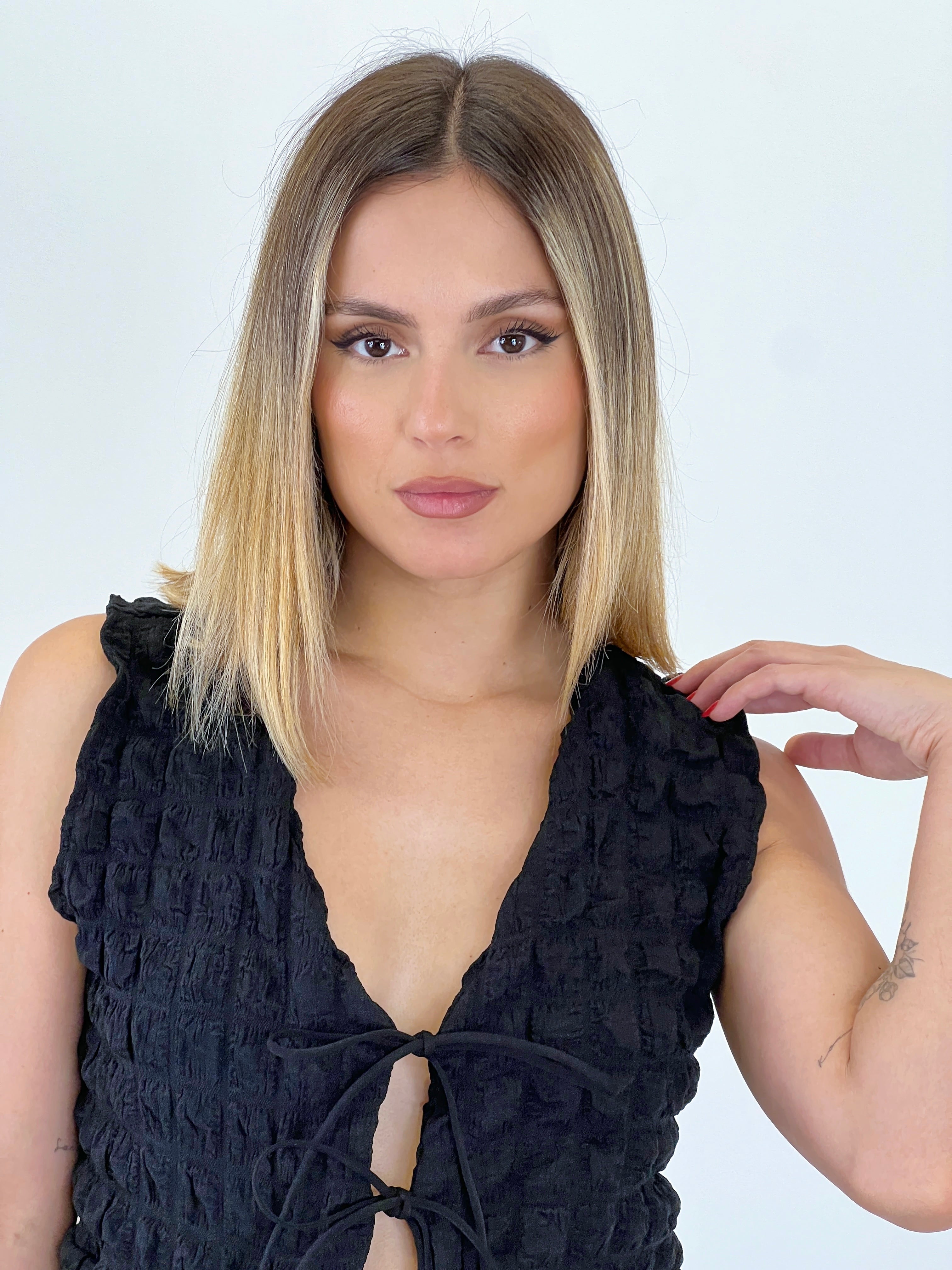 Vest and flared pants set