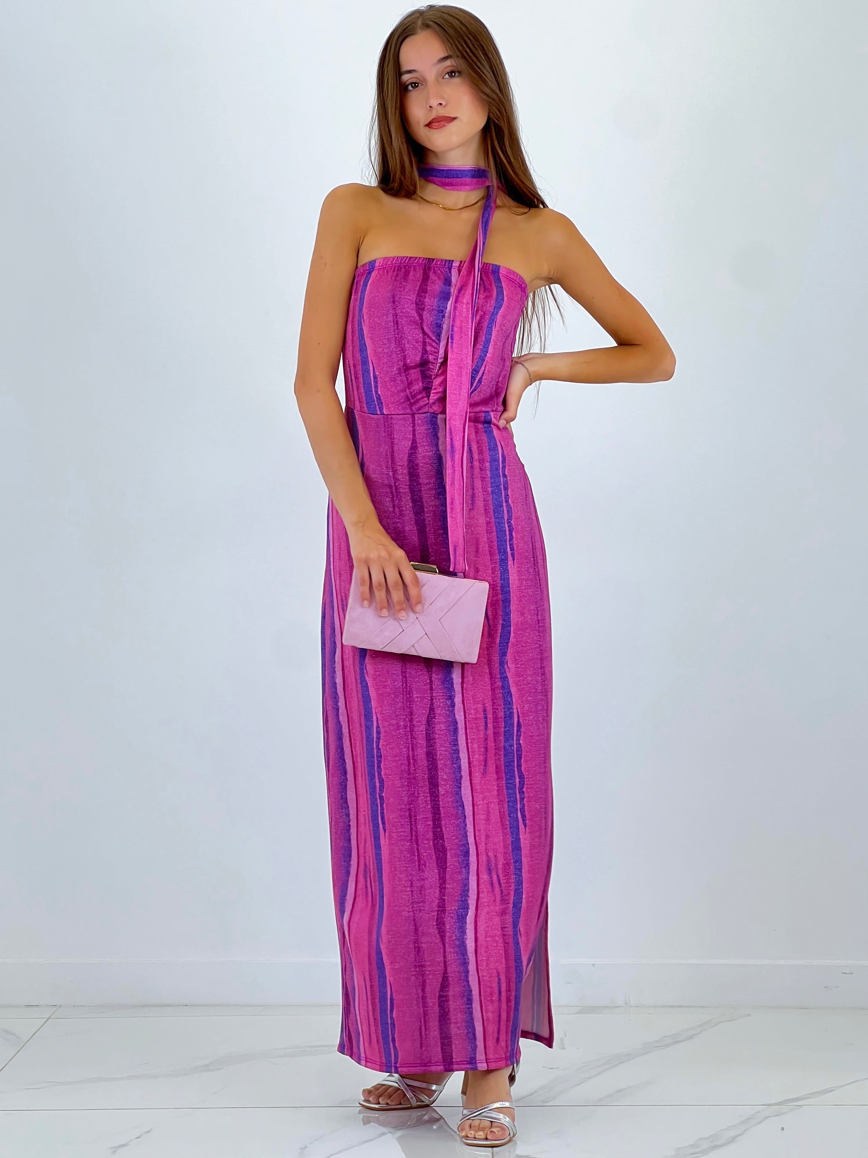 Vestido palabra de honor aguas - Zebra&Maduixa®