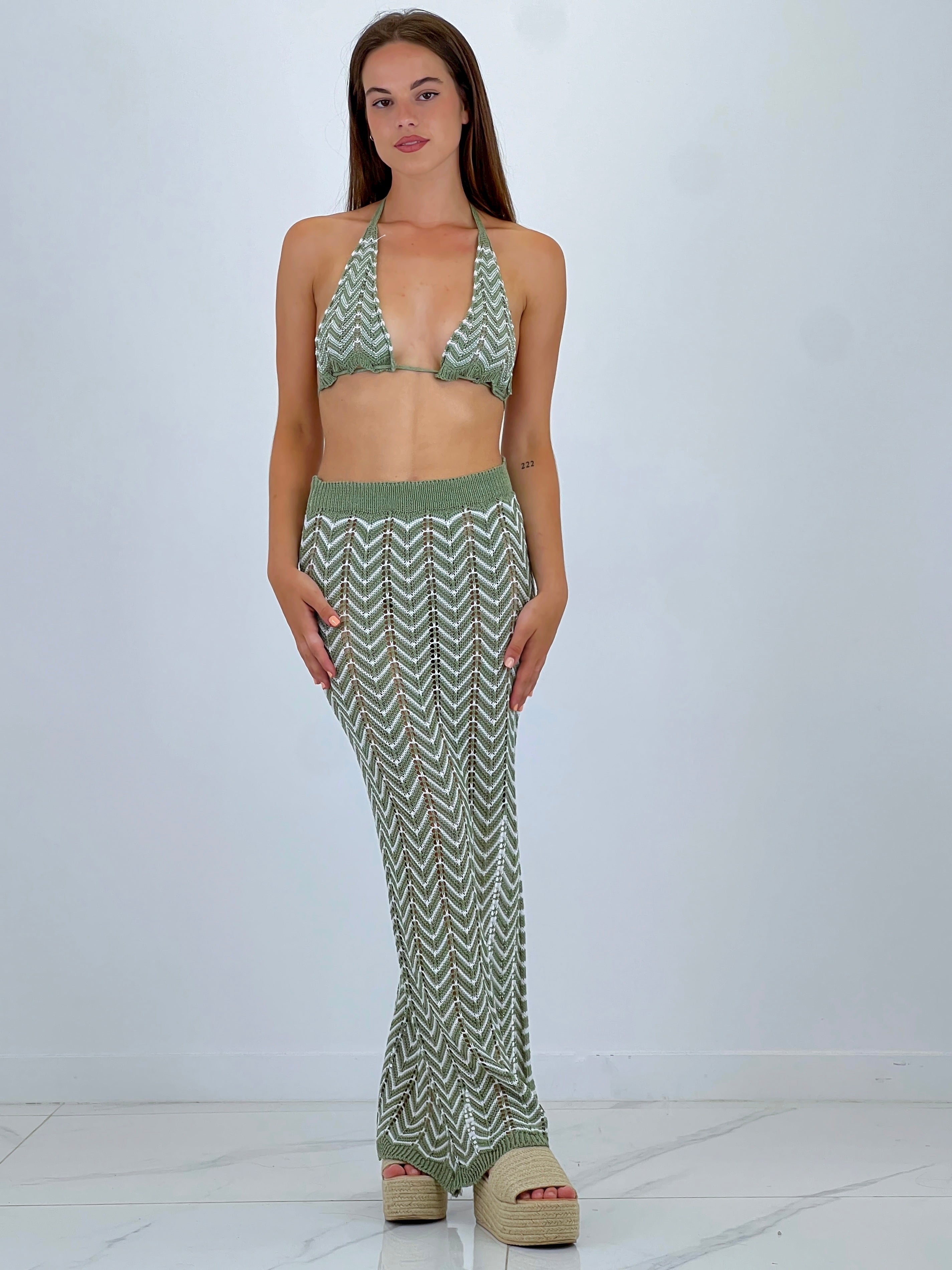 Twinset de ganxet Ania