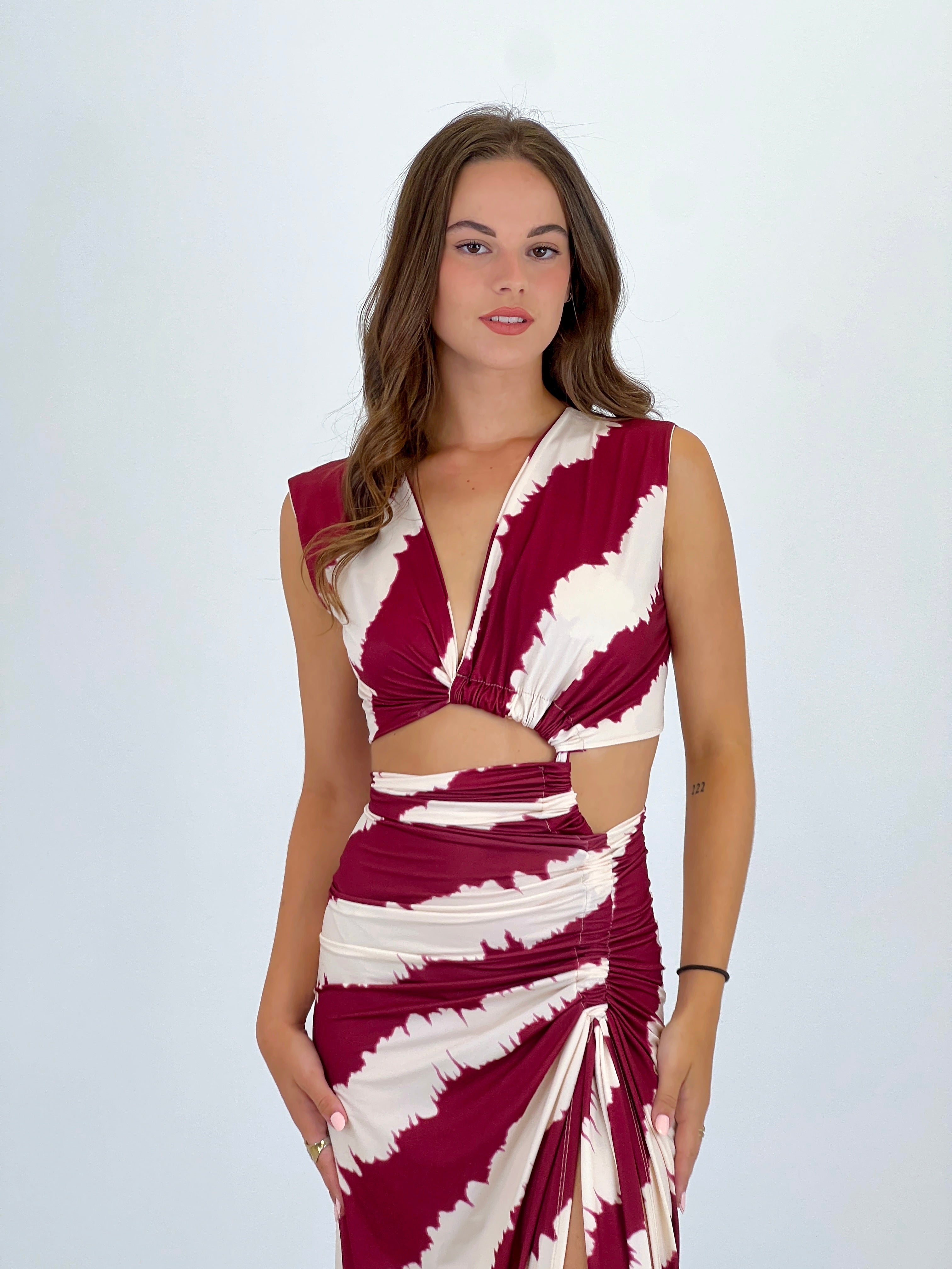Vestido estampado cut out Venecia - Zebra&Maduixa®