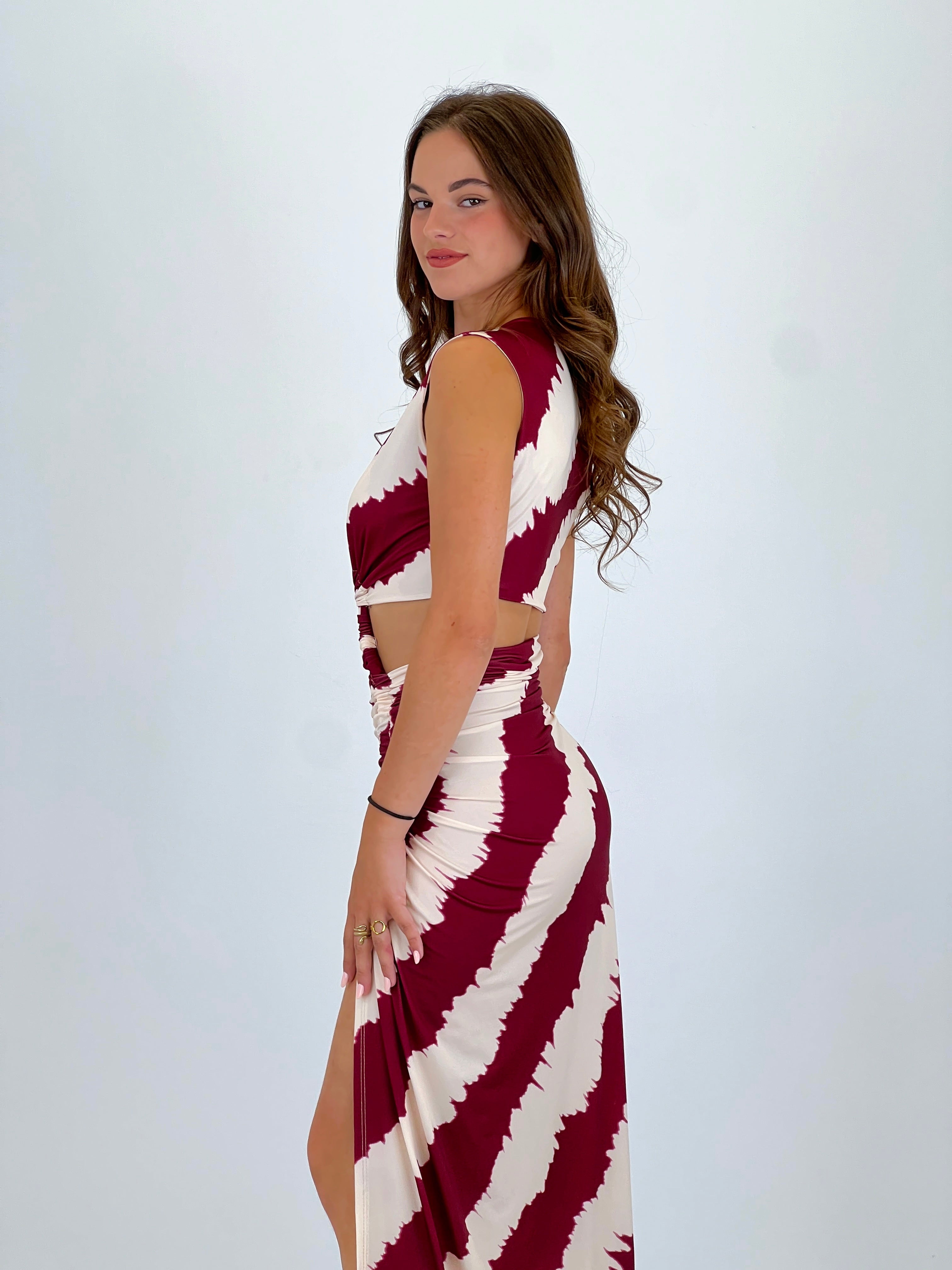 Vestido estampado cut out Venecia - Zebra&Maduixa®