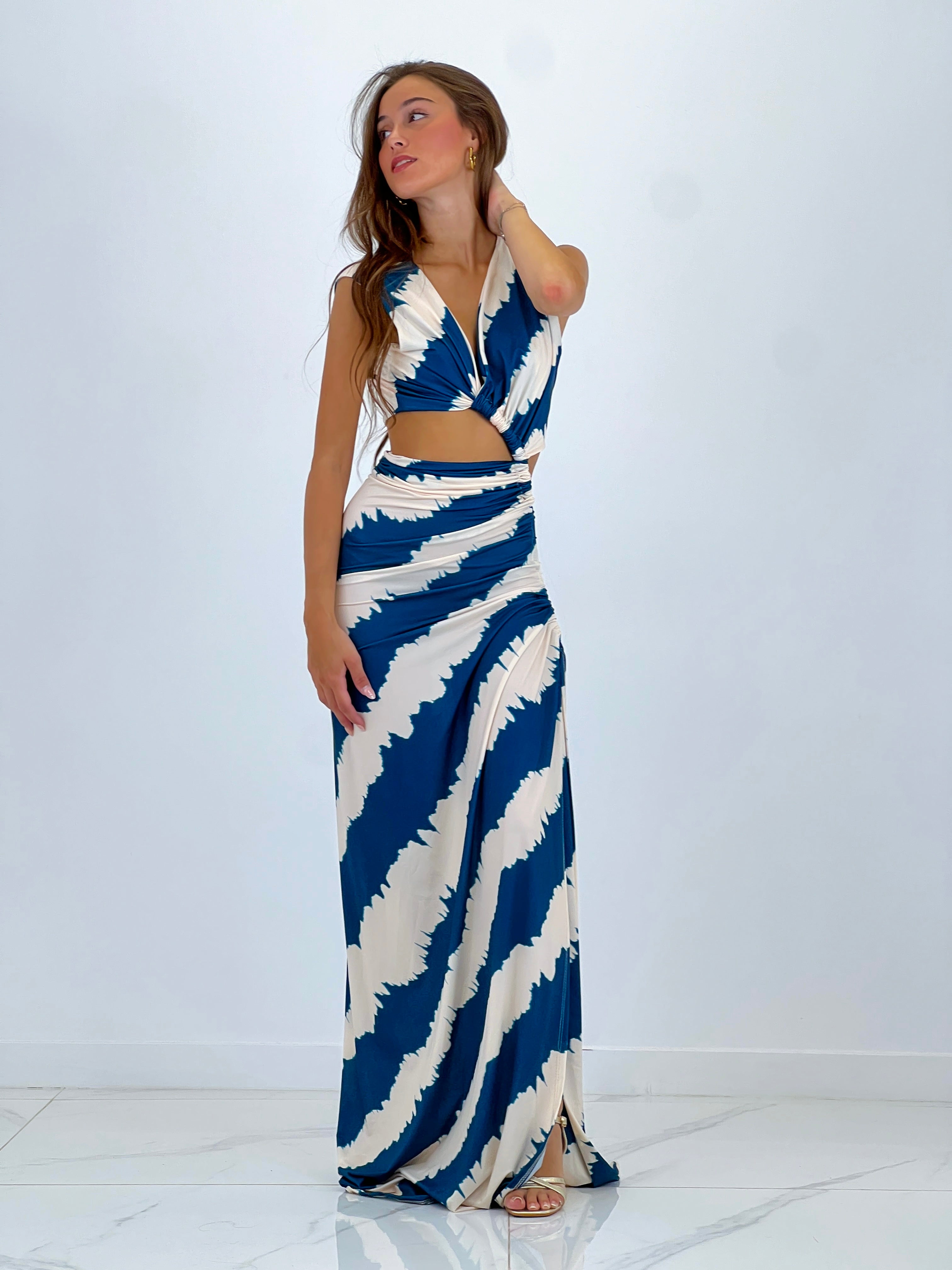 Vestido estampado cut out Venecia - Zebra&Maduixa®