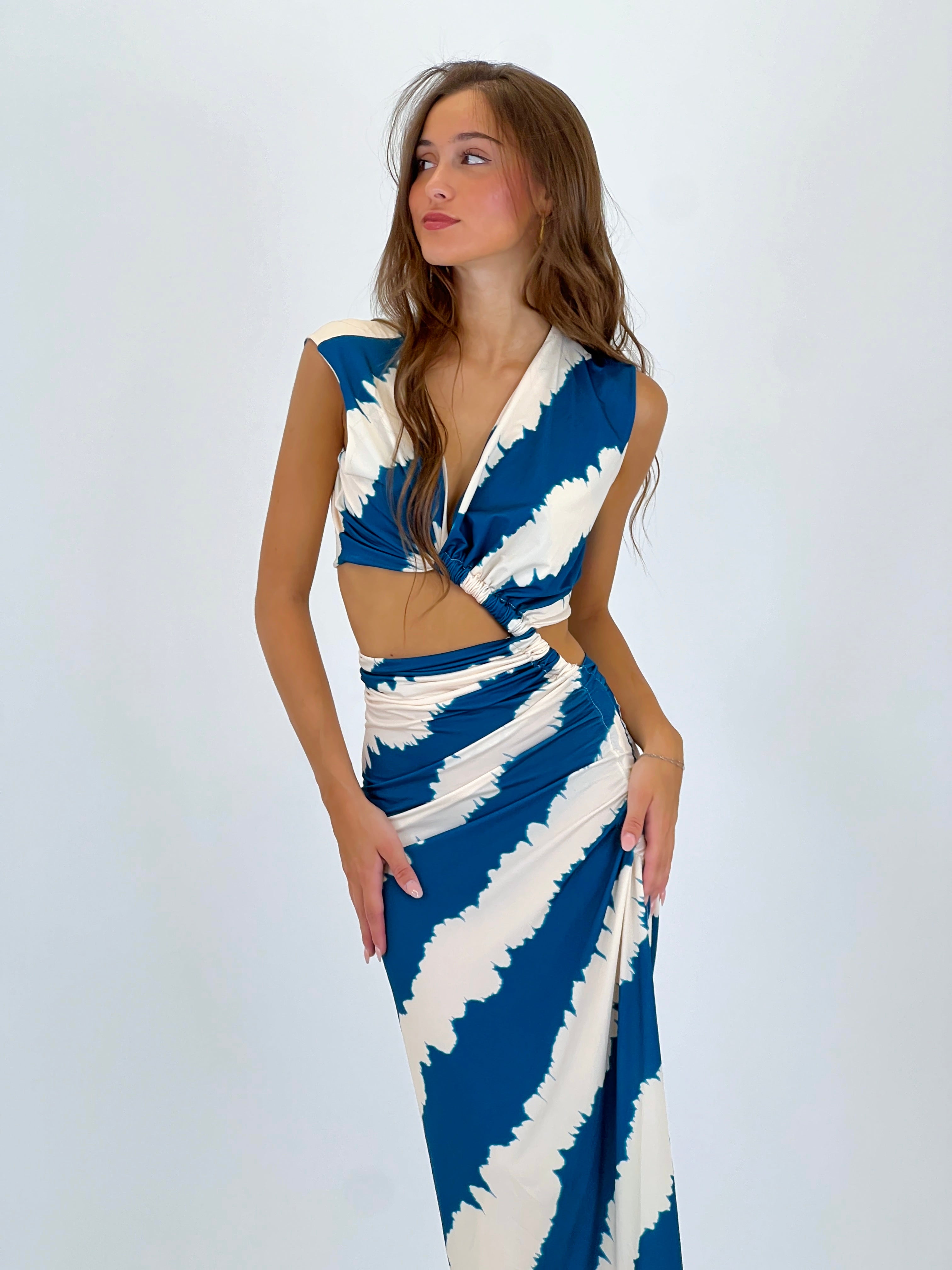 Vestido estampado cut out Venecia - Zebra&Maduixa®