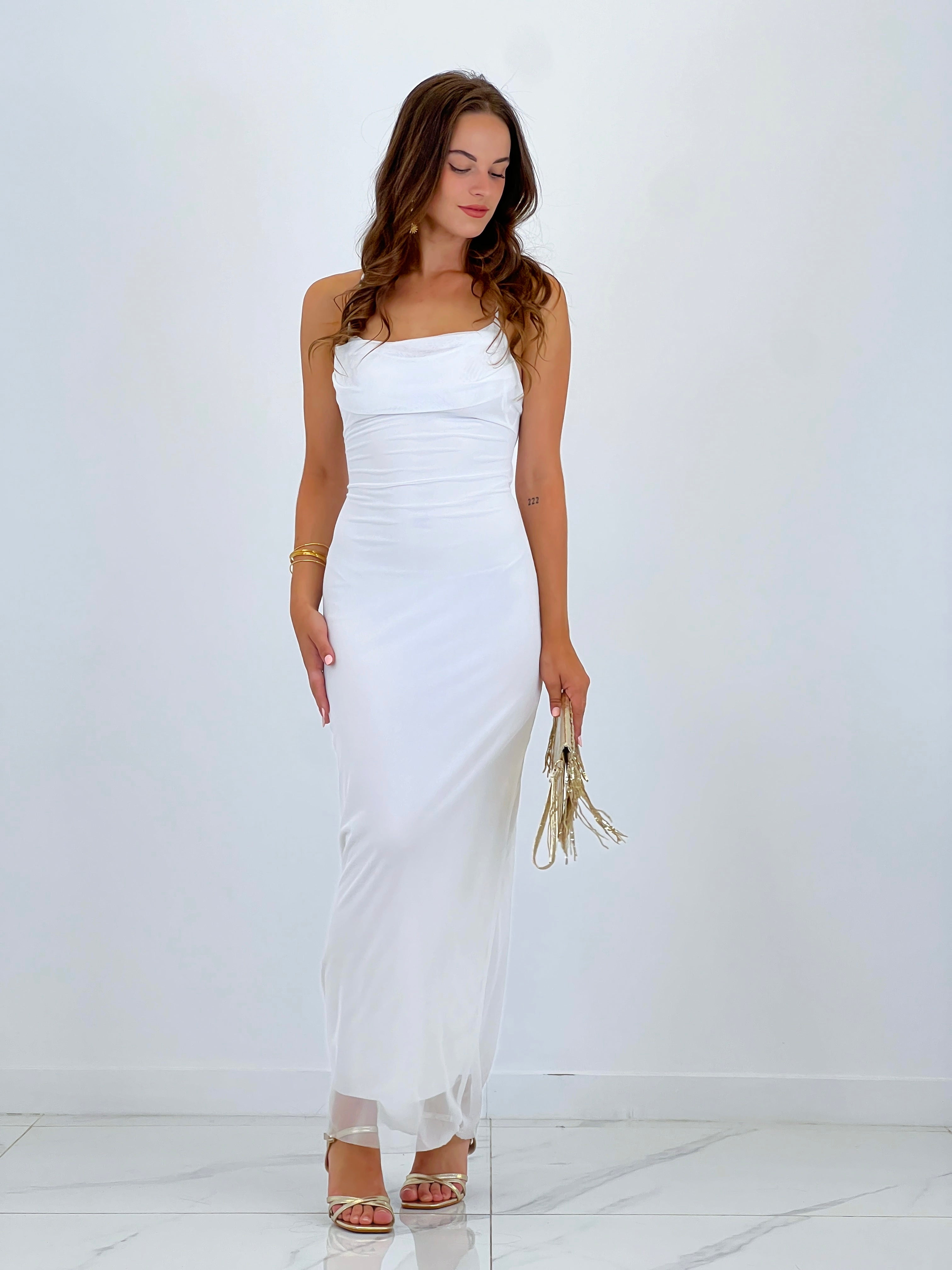 Vestido midi tirante tul - Zebra&Maduixa®