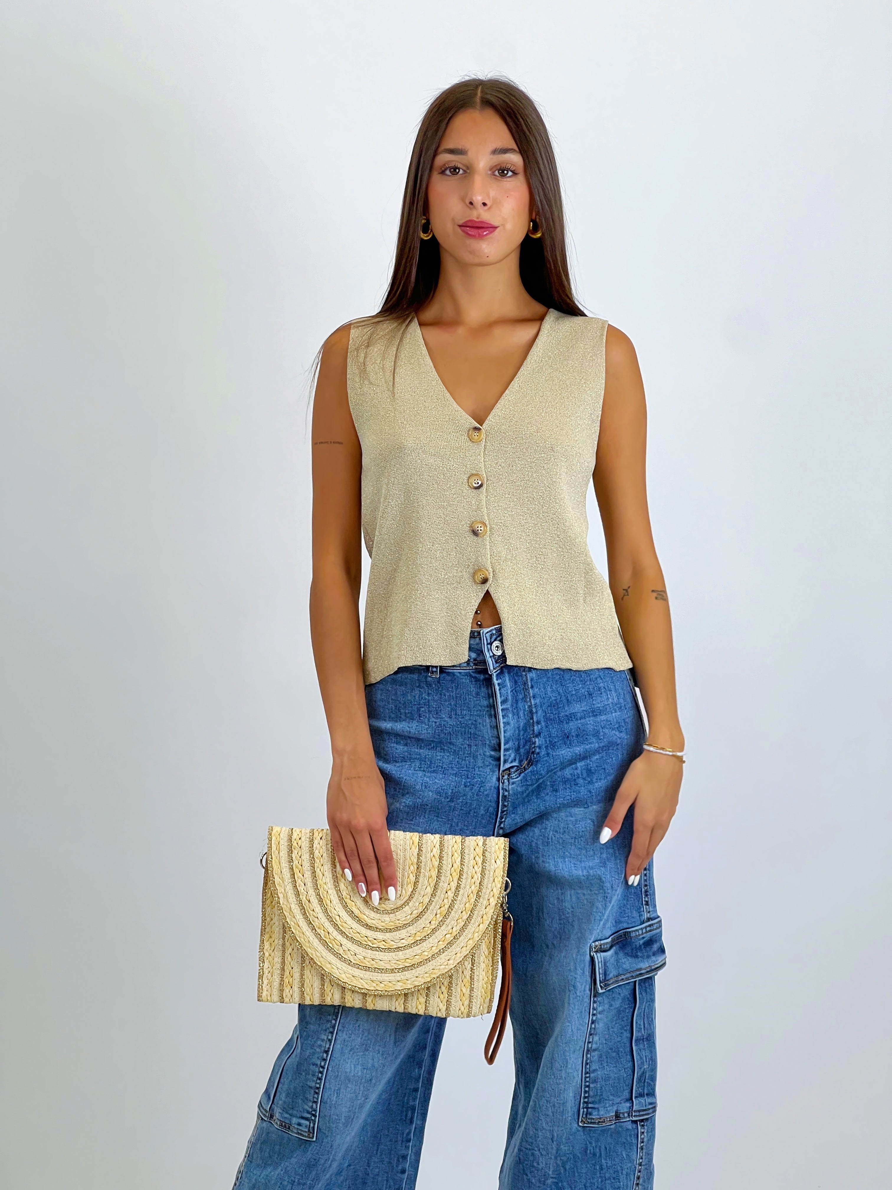 Bossa de mà línies ràfia