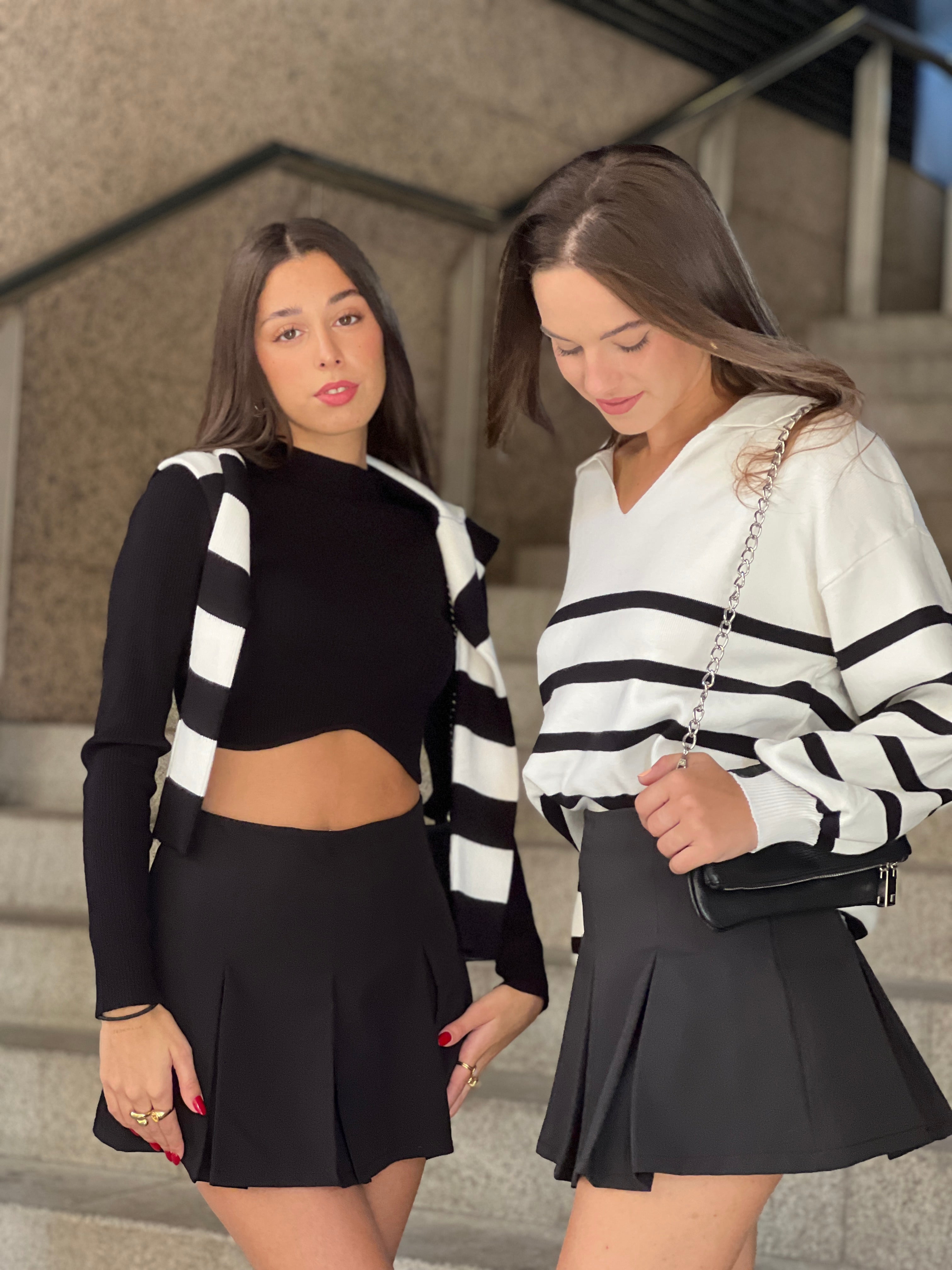 Jersey rayas cuello solapas - Zebra&Maduixa®