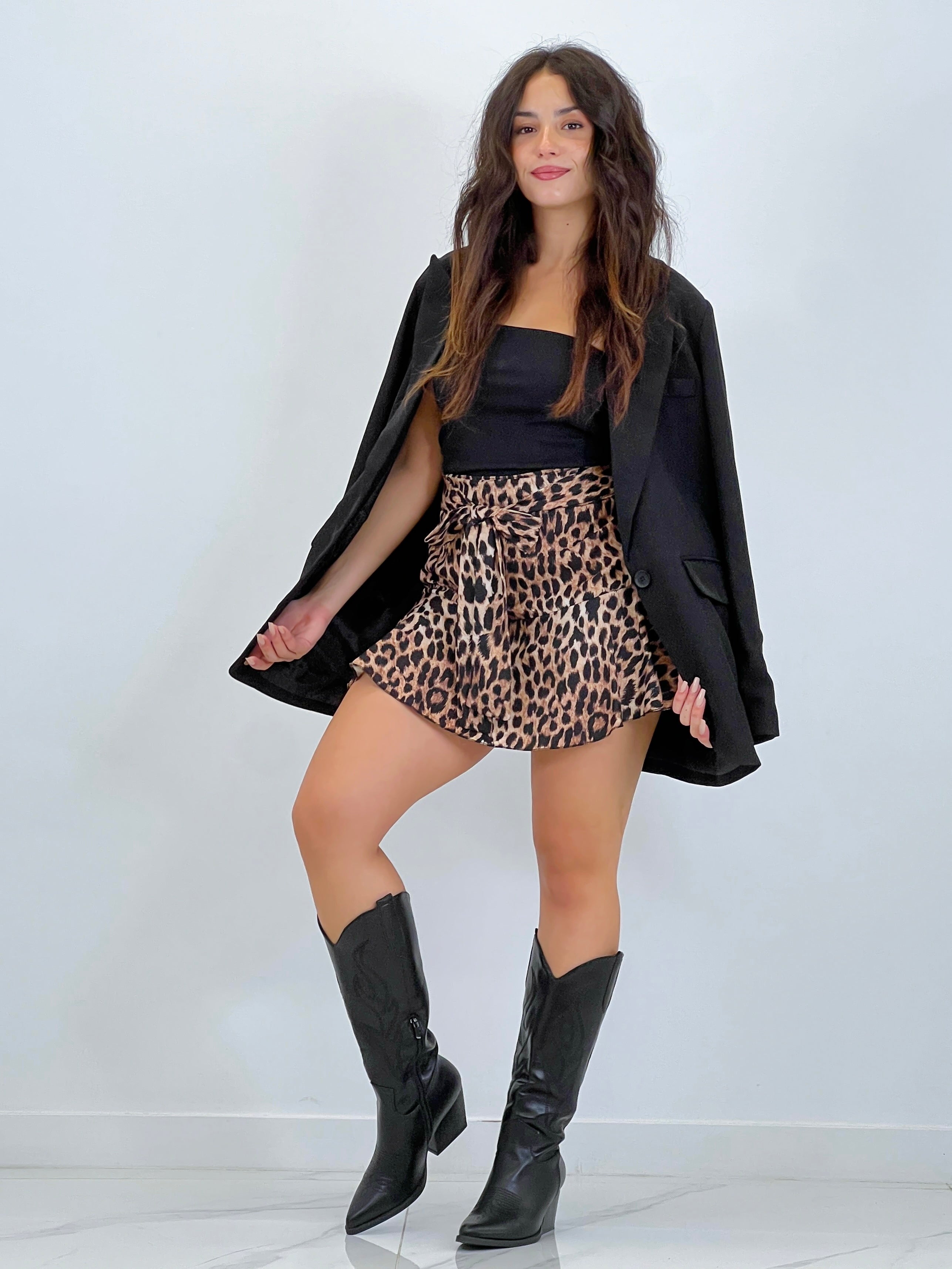 Bota cowboy alta Atlanta