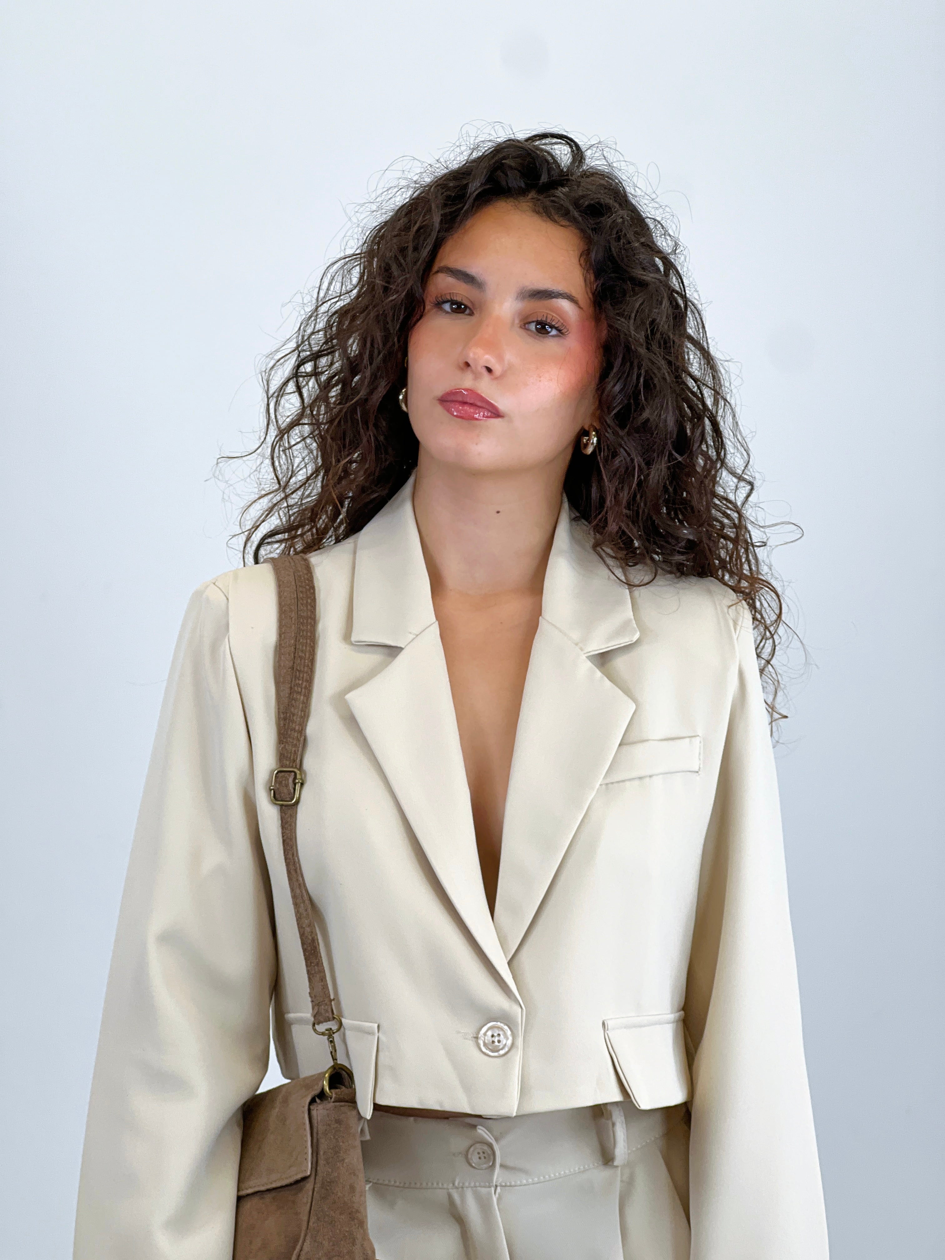 Blazer cropped solapas - Zebra&Maduixa®