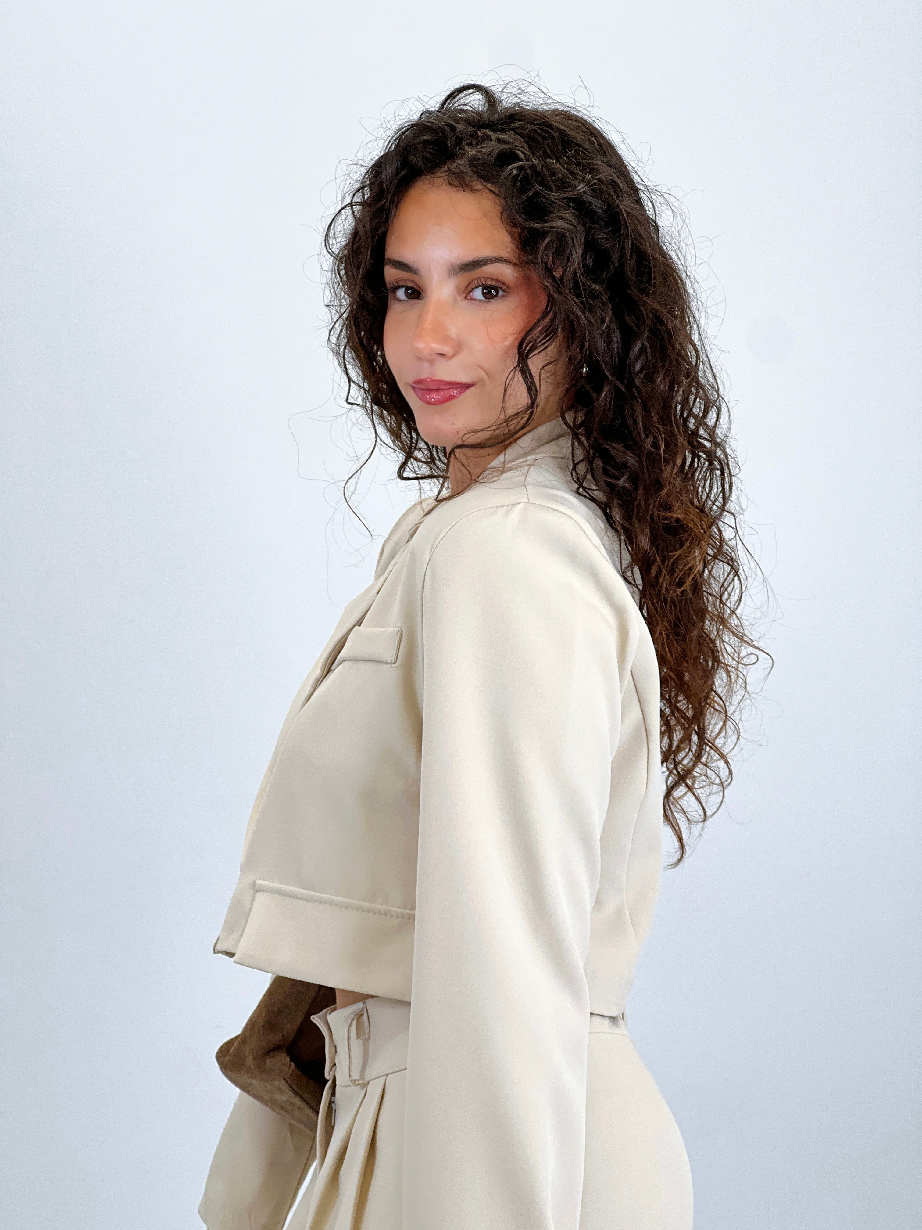 Blazer cropped solapas - Zebra&Maduixa®