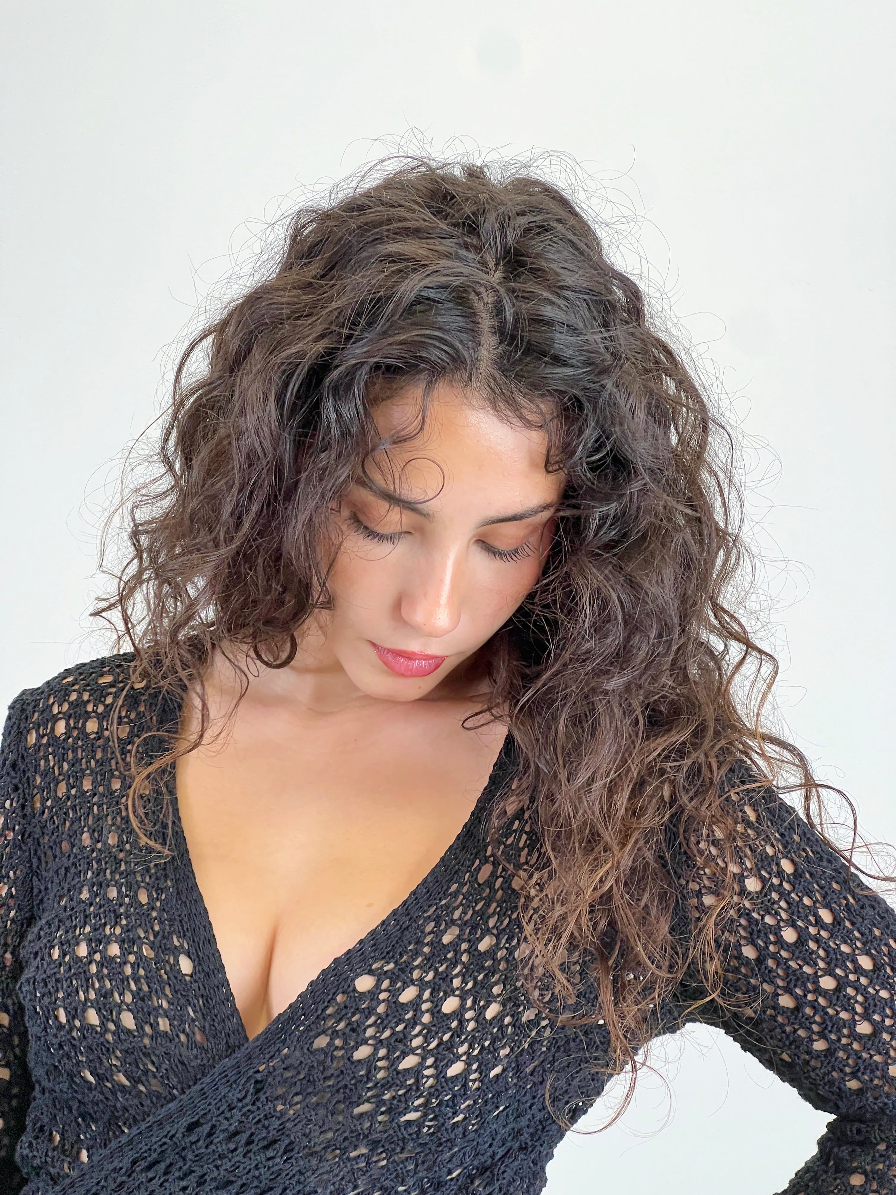 Jaqueta creuada calada