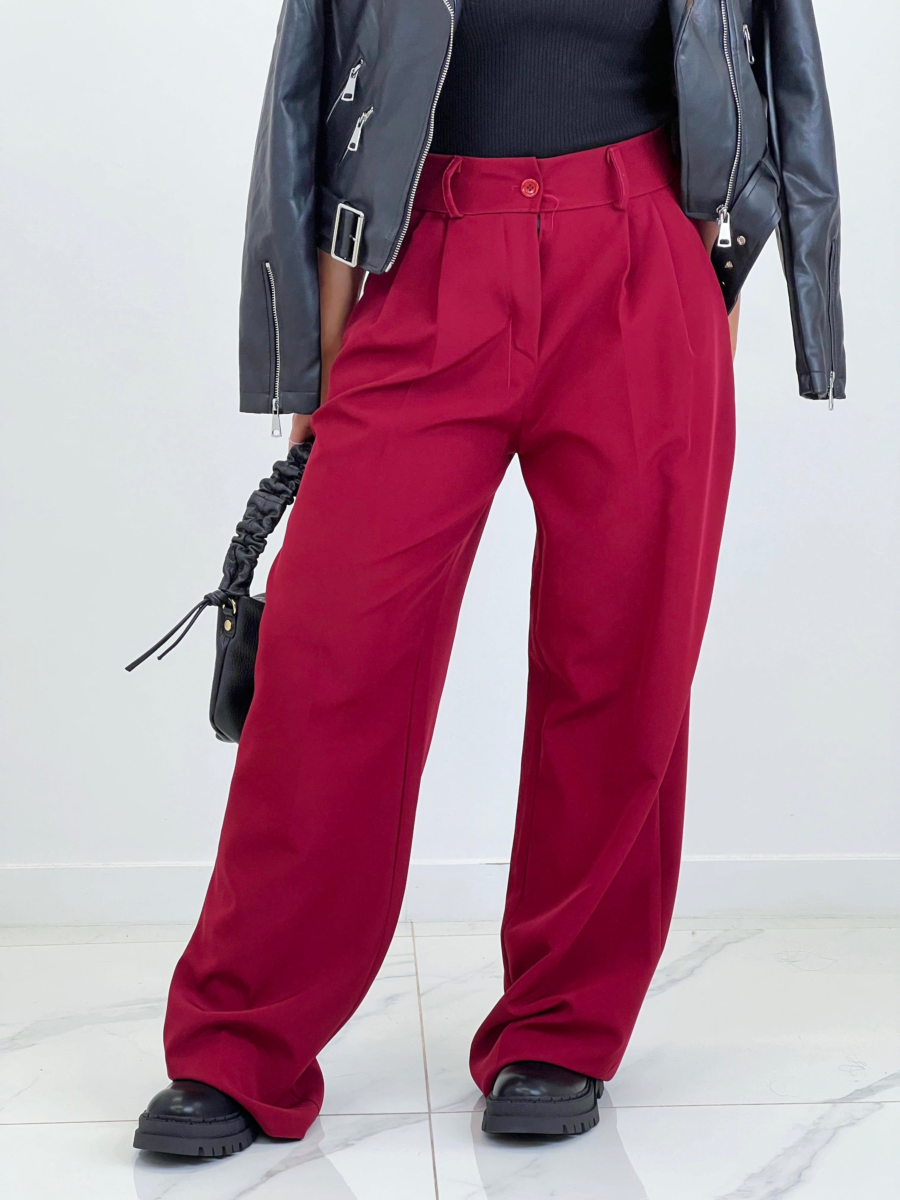 Pantalón pinzas wide leg - Zebra&Maduixa®