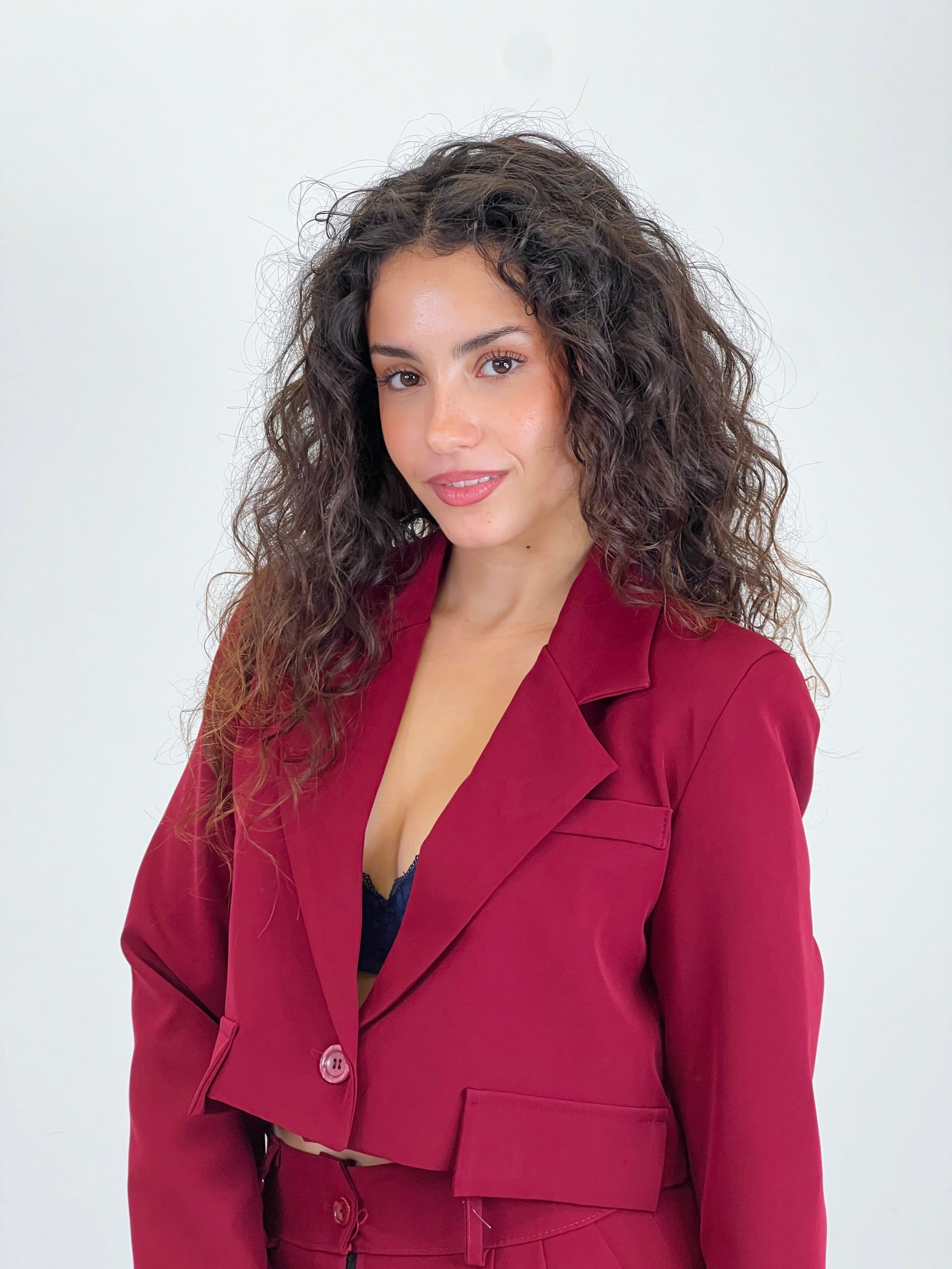 Blazer cropped solapas - Zebra&Maduixa®