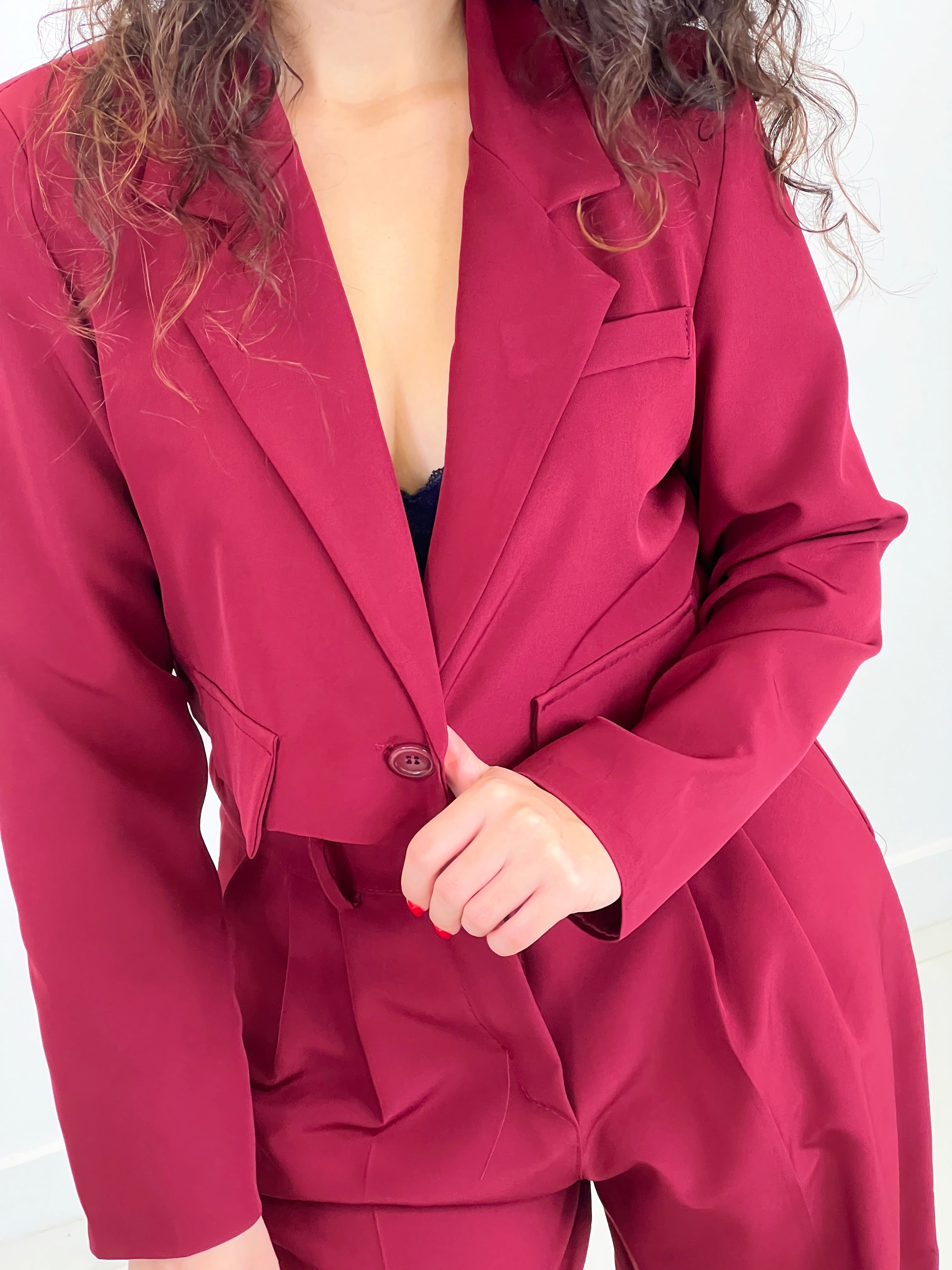 Blazer cropped solapas - Zebra&Maduixa®