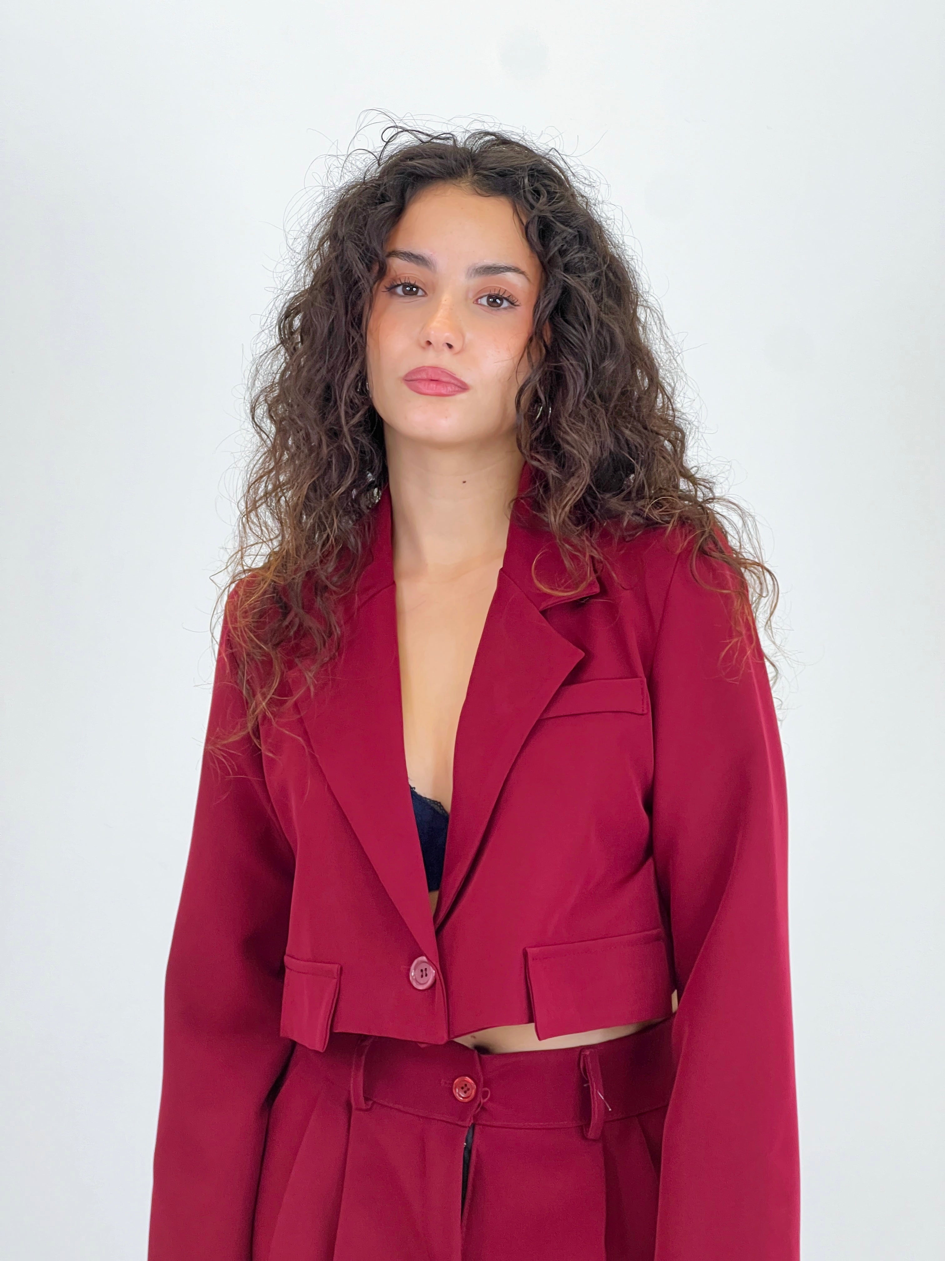 Blazer cropped solapas - Zebra&Maduixa®