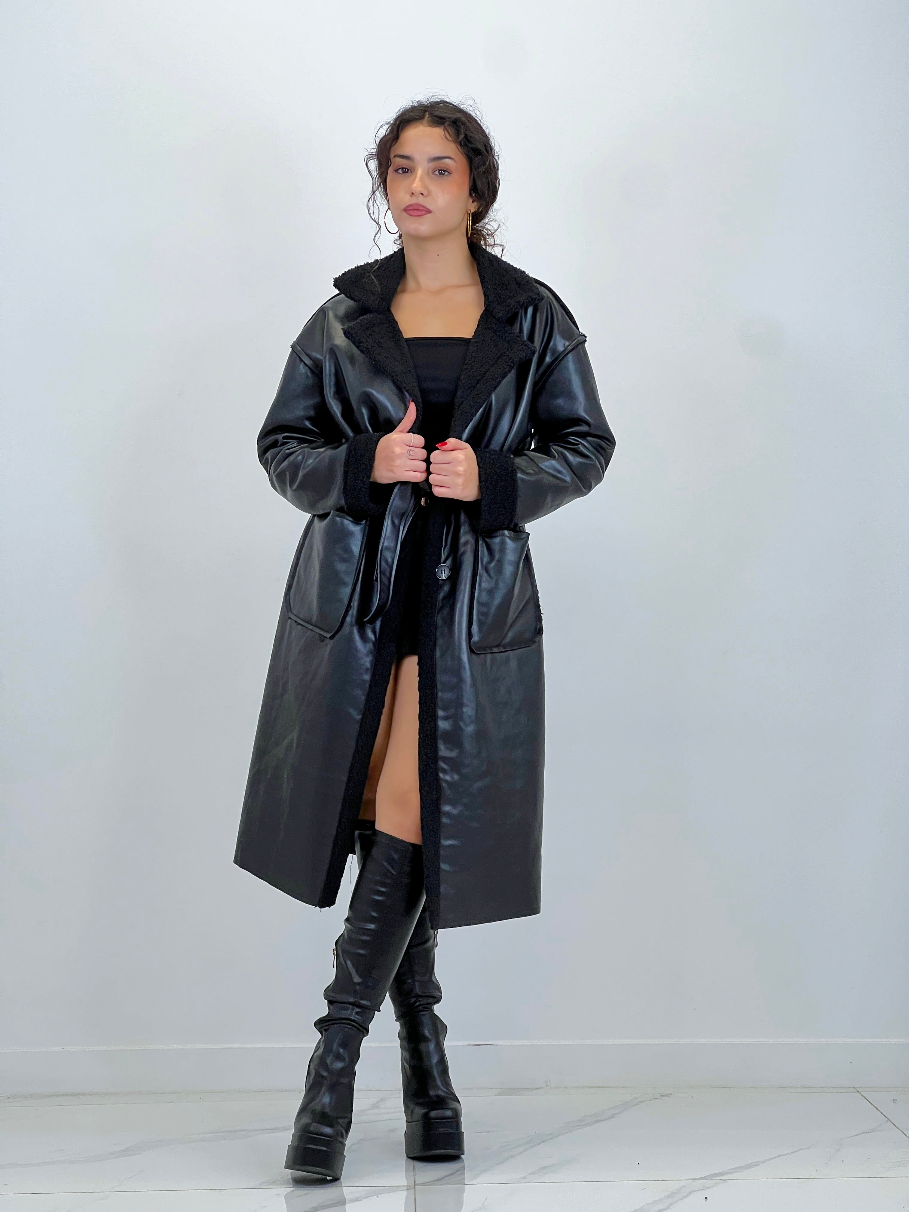 Abrigo cinturón doble faz - Zebra&Maduixa®