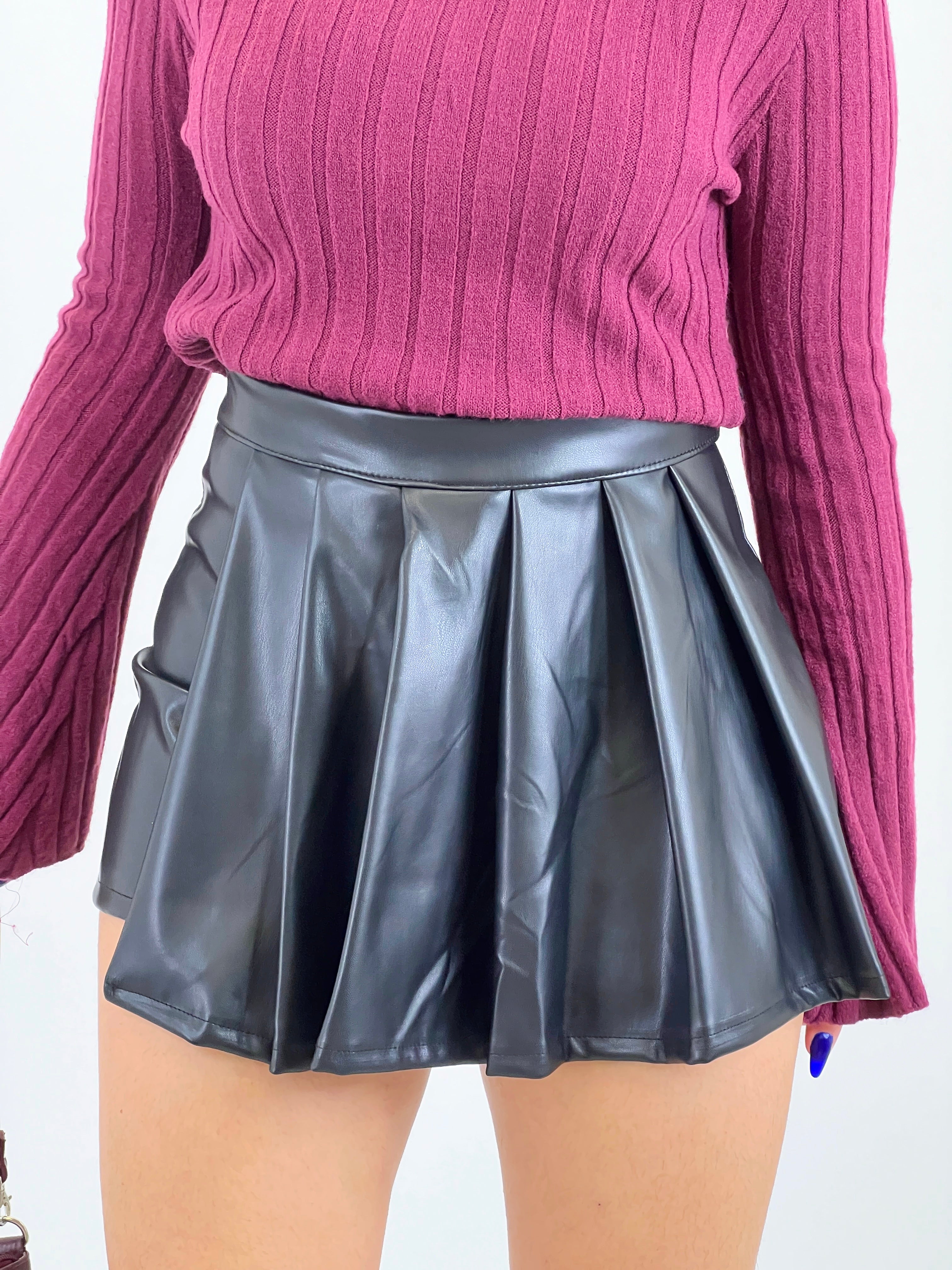 Falda short polipiel tablas - Zebra&Maduixa®