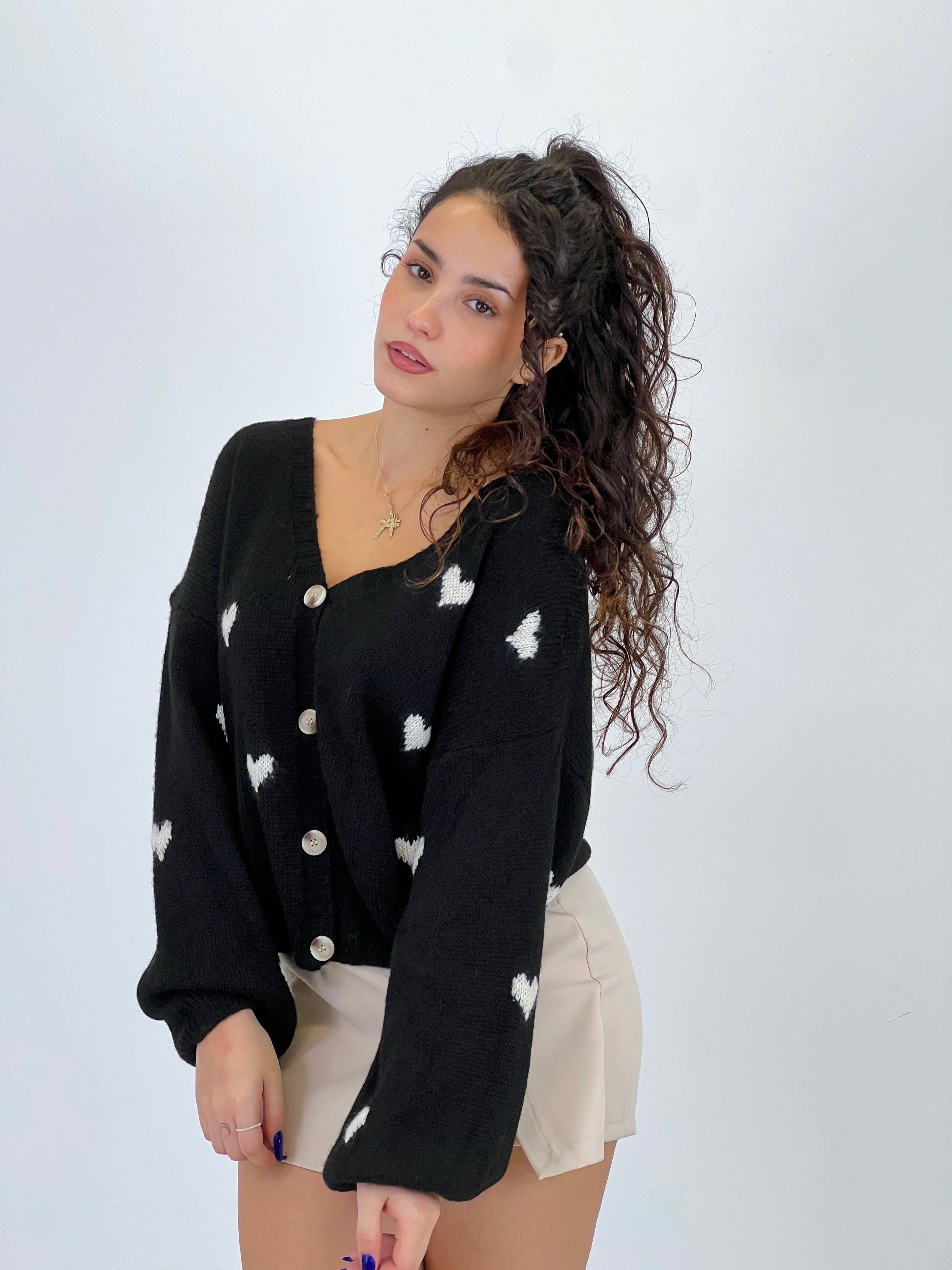 Jersey botones corazones - Zebra&Maduixa®