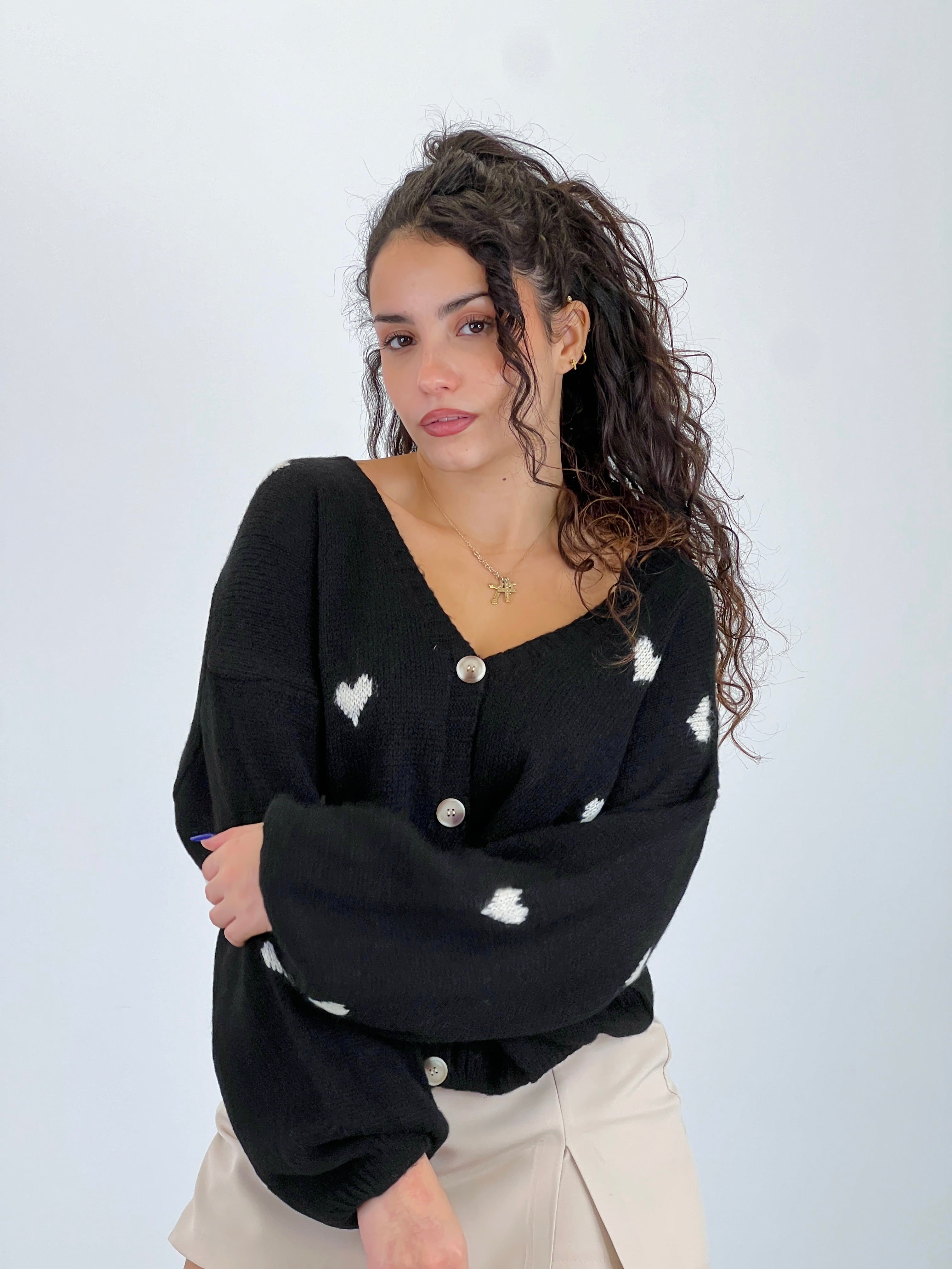 Jersey botones corazones - Zebra&Maduixa®