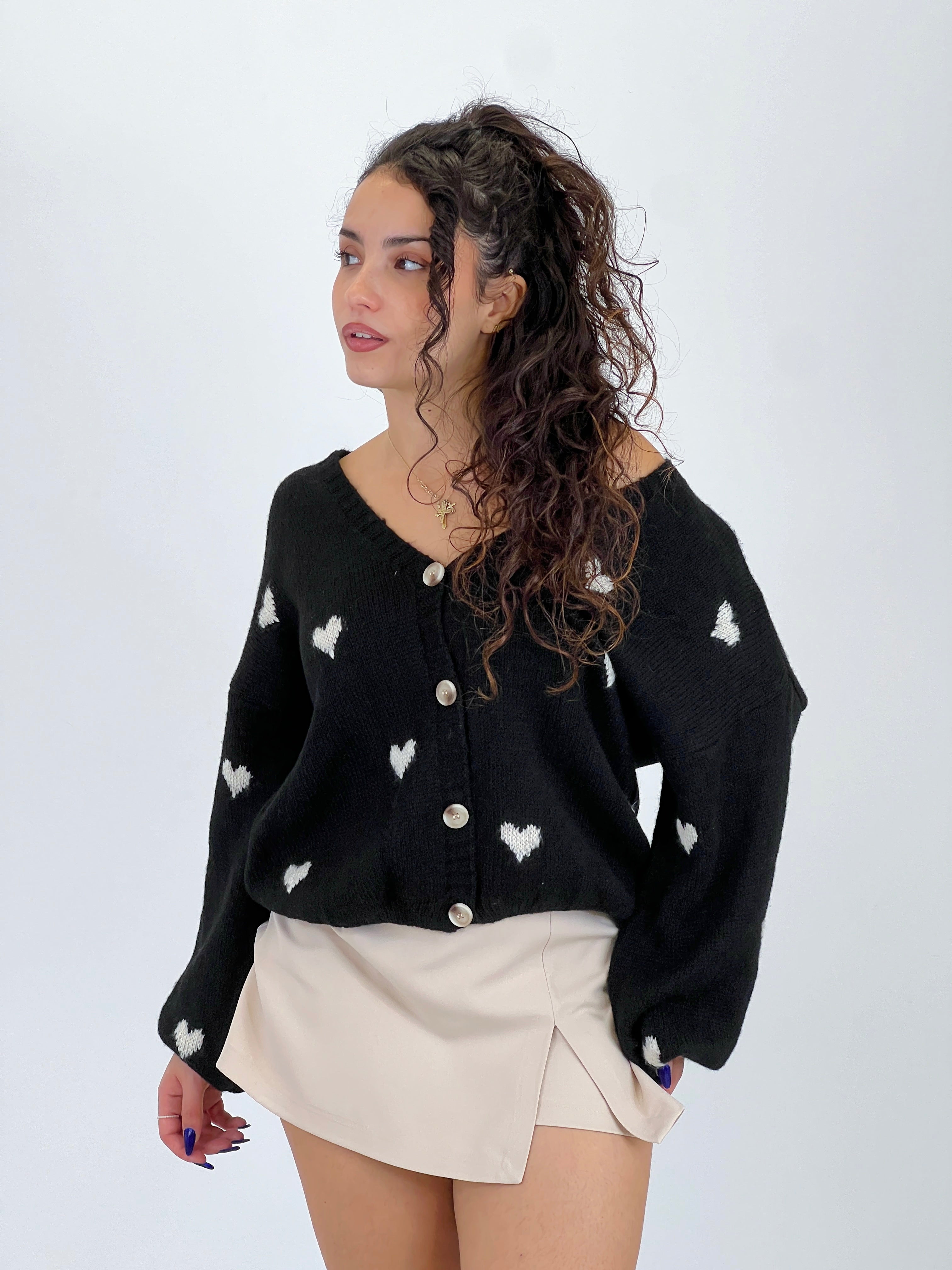 Jersey botones corazones - Zebra&Maduixa®