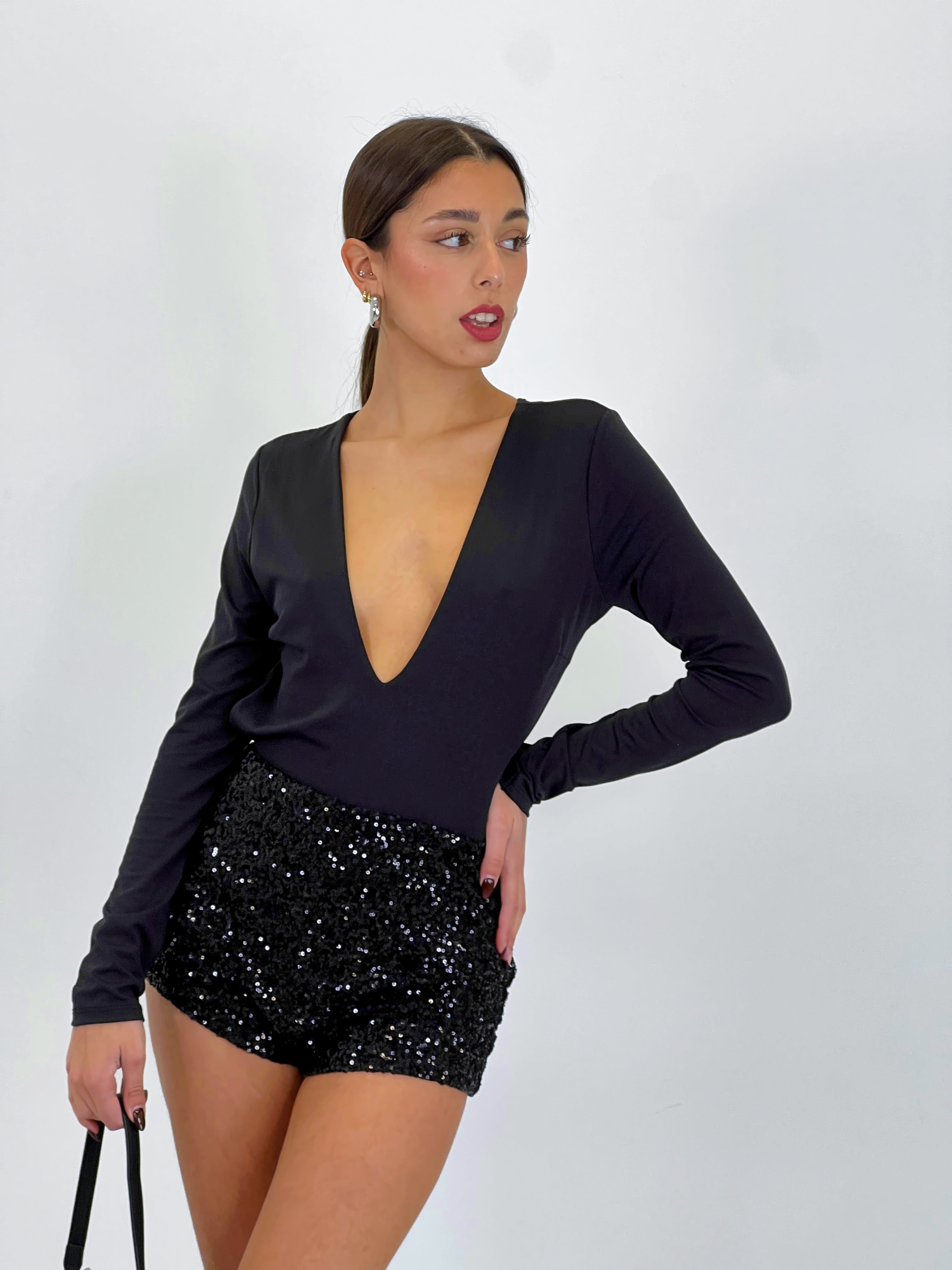 Sequin shorts